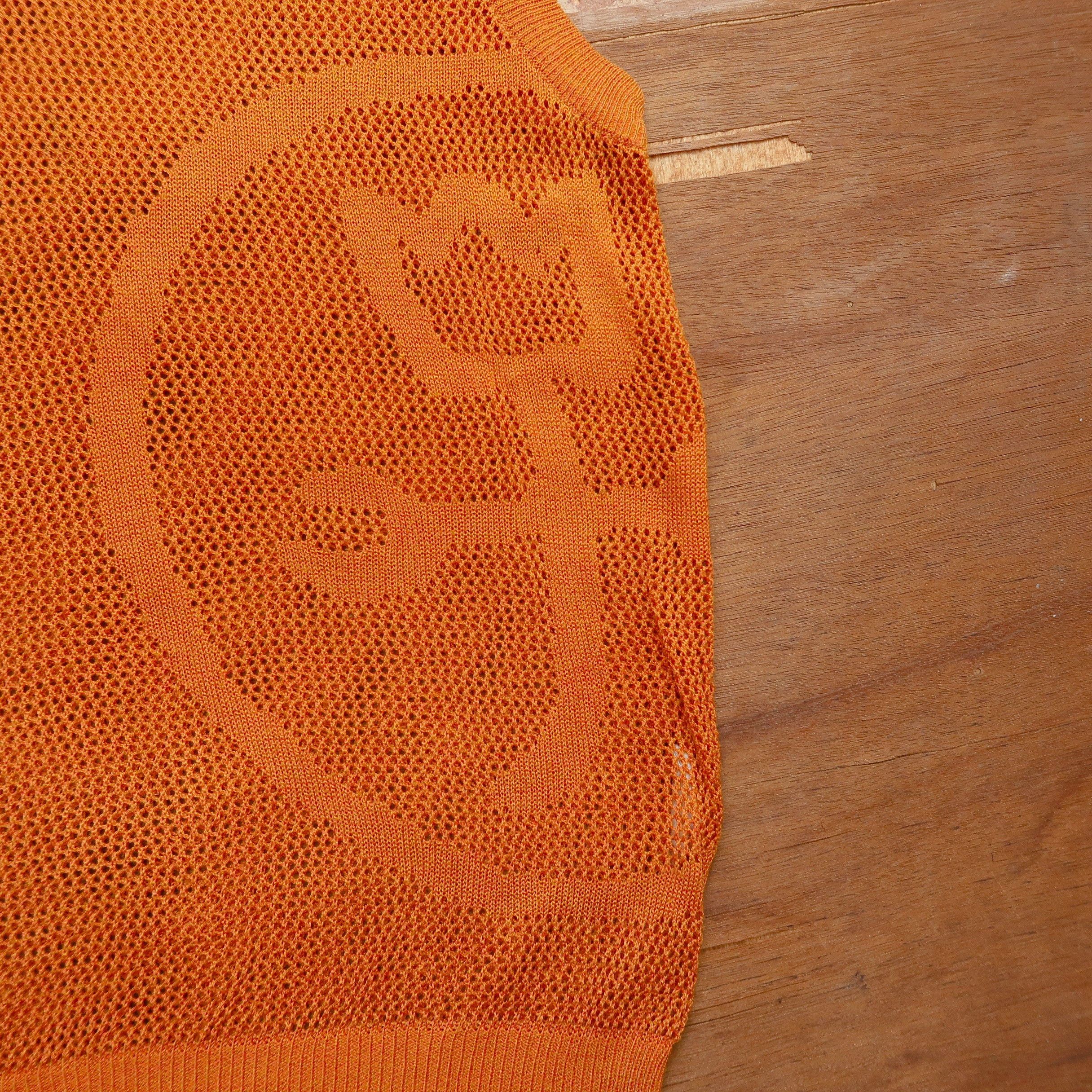 Japanese Brand 🔥RARE🔥1990s Castelbajac Psychedelic Mesh Knit Vest Size US L / EU 52-54 / 3 - 8 Thumbnail