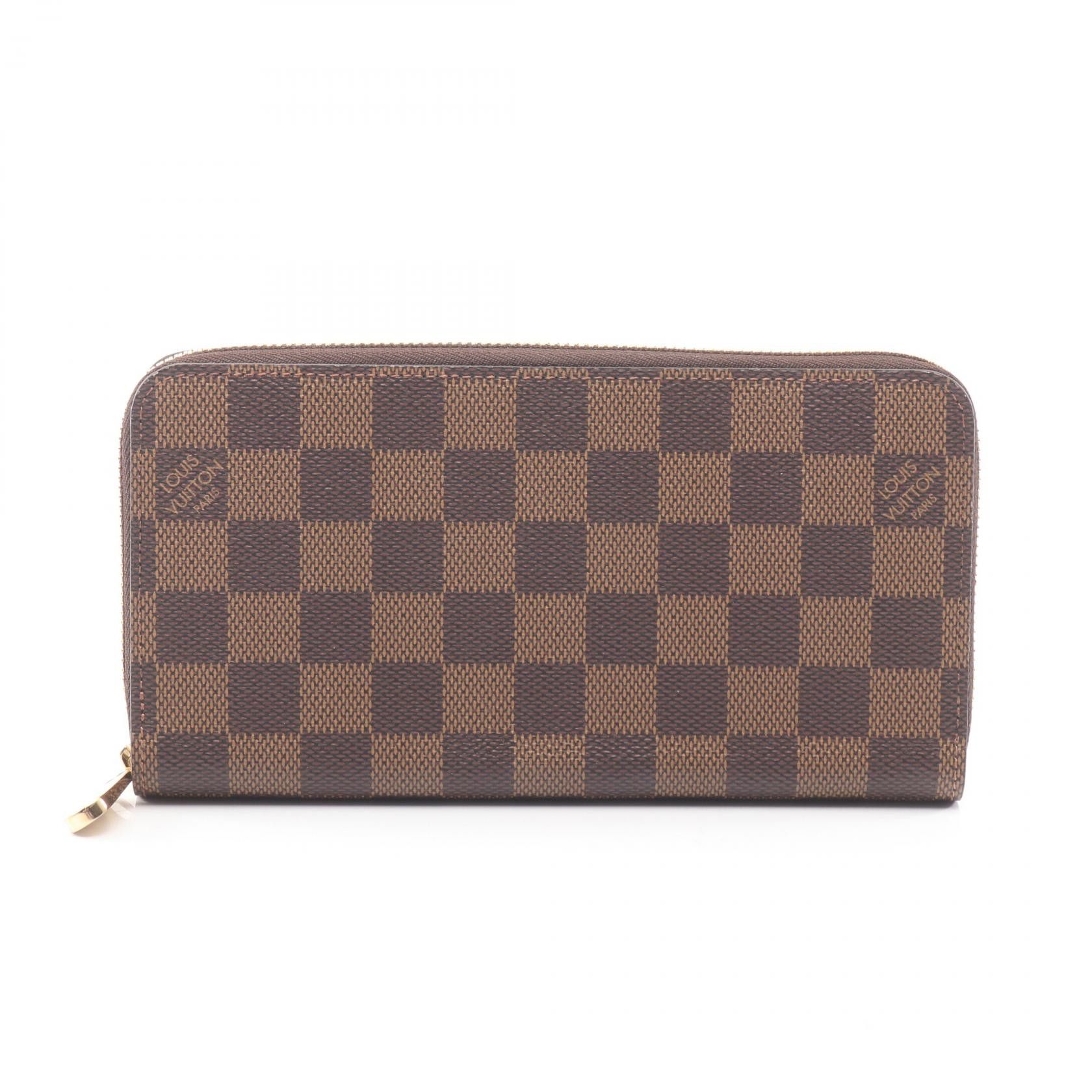 Louis Vuitton Louis Vuitton Louis Vuitton Zippy Wallet Damier Long Wallet Textile Long Wallet N41661 DUTY FREE for USA Size ONE SIZE - 1 Thumbnail