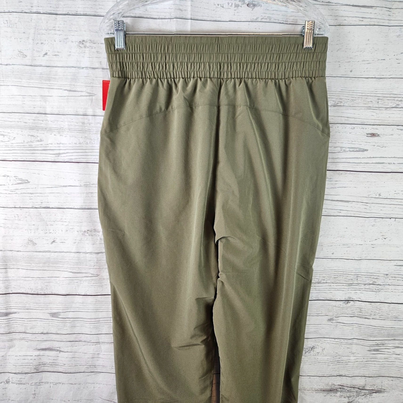 Spanx Spanx Womens Out Of Office Trouser Sz Large Tall Tuscan Olive Drawstring Pants Inseam 29 Green Size 36" / US 14 / IT 50 - 4 Thumbnail