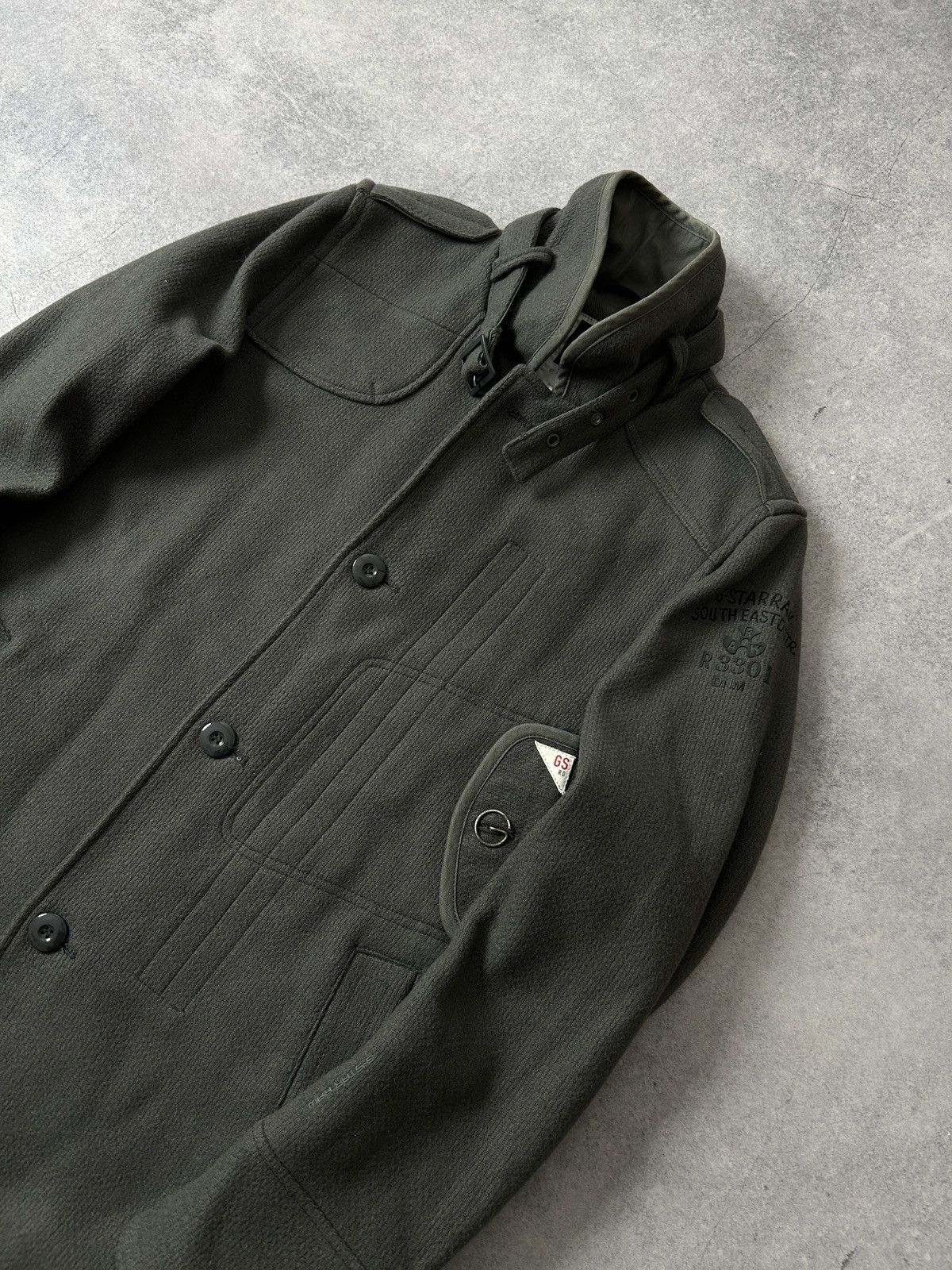 G-Star G-Star Raw decoy wool garber trench mens coat size M Size US M / EU 48-50 / 2 - 3 Thumbnail