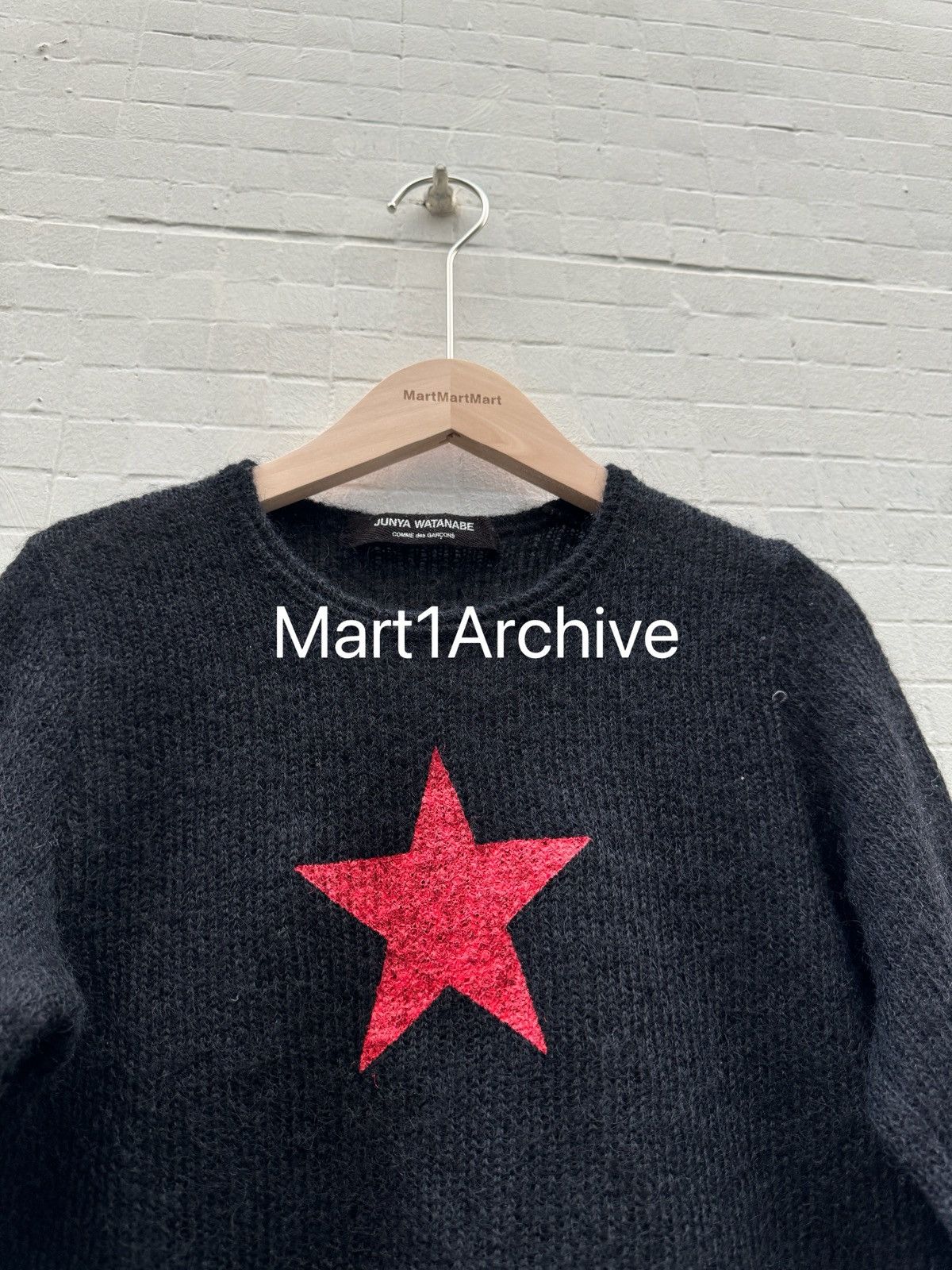 Junya Watanabe Junya Watanabe × Comme des Garçons 98AW red star knit Size US S / EU 44-46 / 1 - 3 Thumbnail