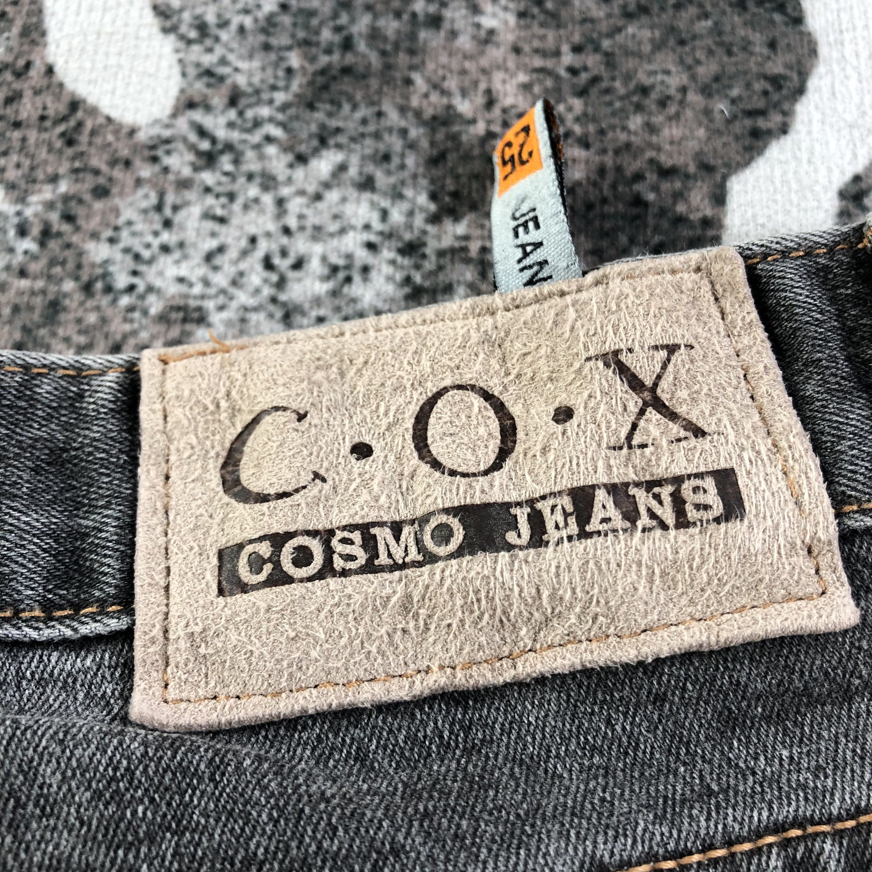 Japanese Brand C.O.X Flora Jeans Patchwork Flare Denim KJ1623 Size 26" / US 2 / IT 38 - 5 Thumbnail