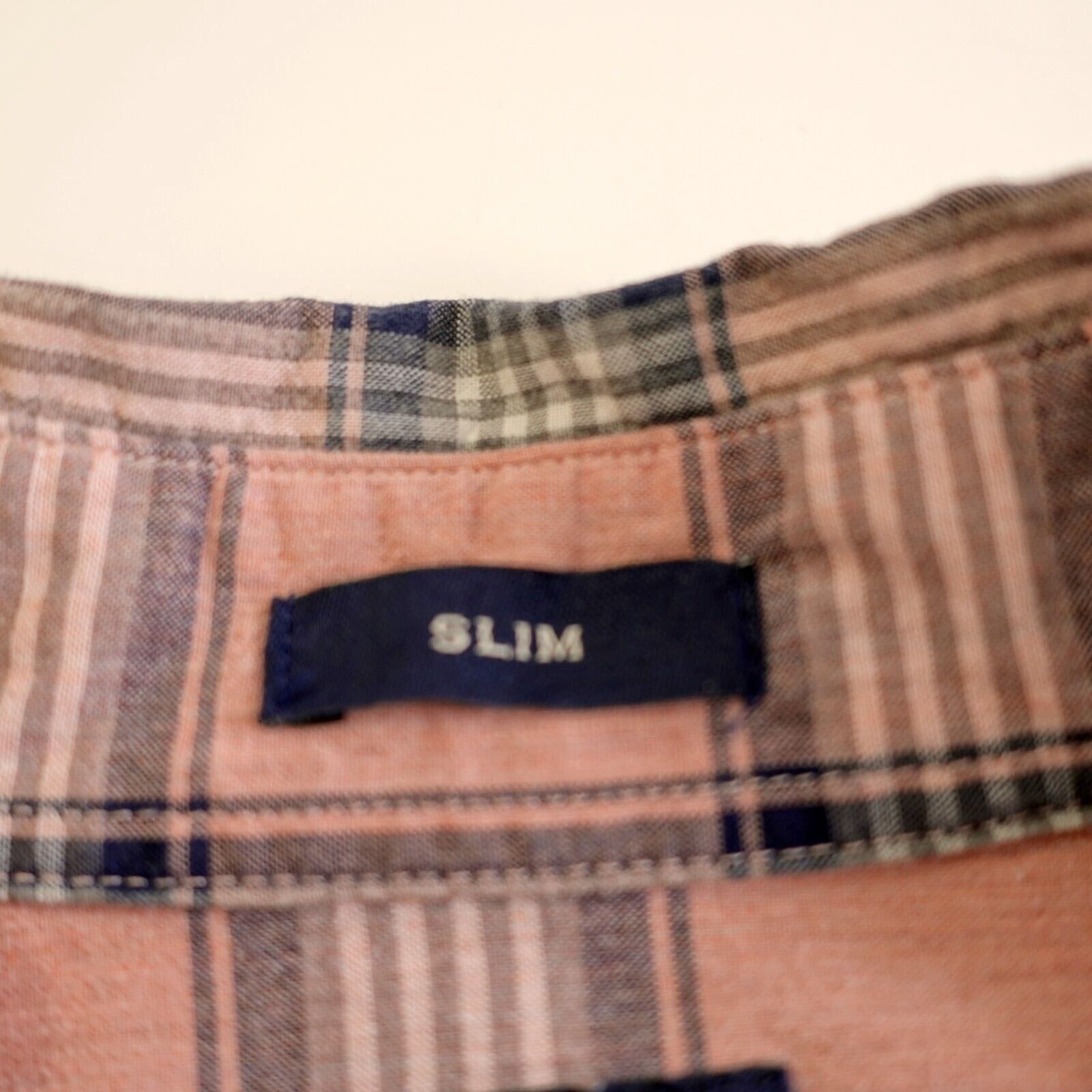 J.Crew J Crew Flex Washed Slim Large Pink Blue Plaid Button Down Lo Size US L / EU 52-54 / 3 - 8 Thumbnail