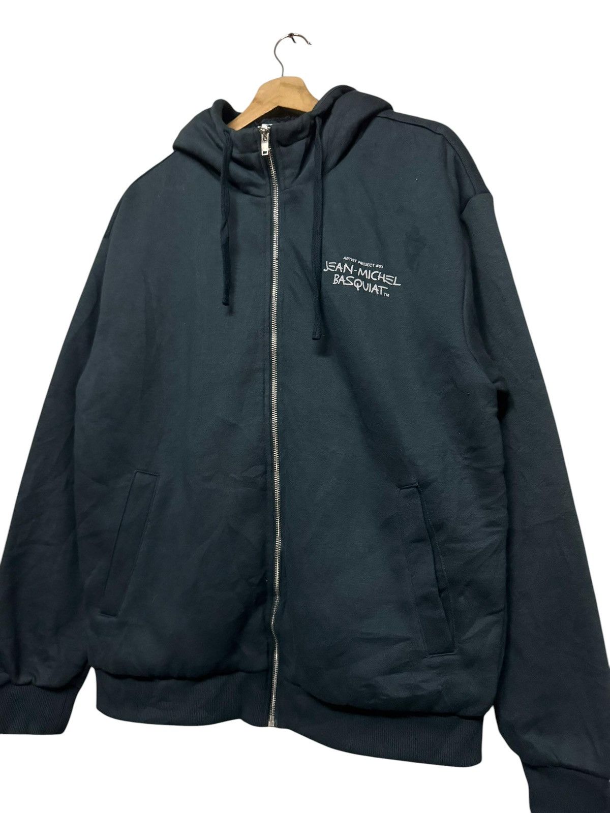 Jean-Michel Basquiat Jean-Michel Basquait Zipper Hoodies Sherpa Inner Jacket Size US L / EU 52-54 / 3 - 4 Thumbnail