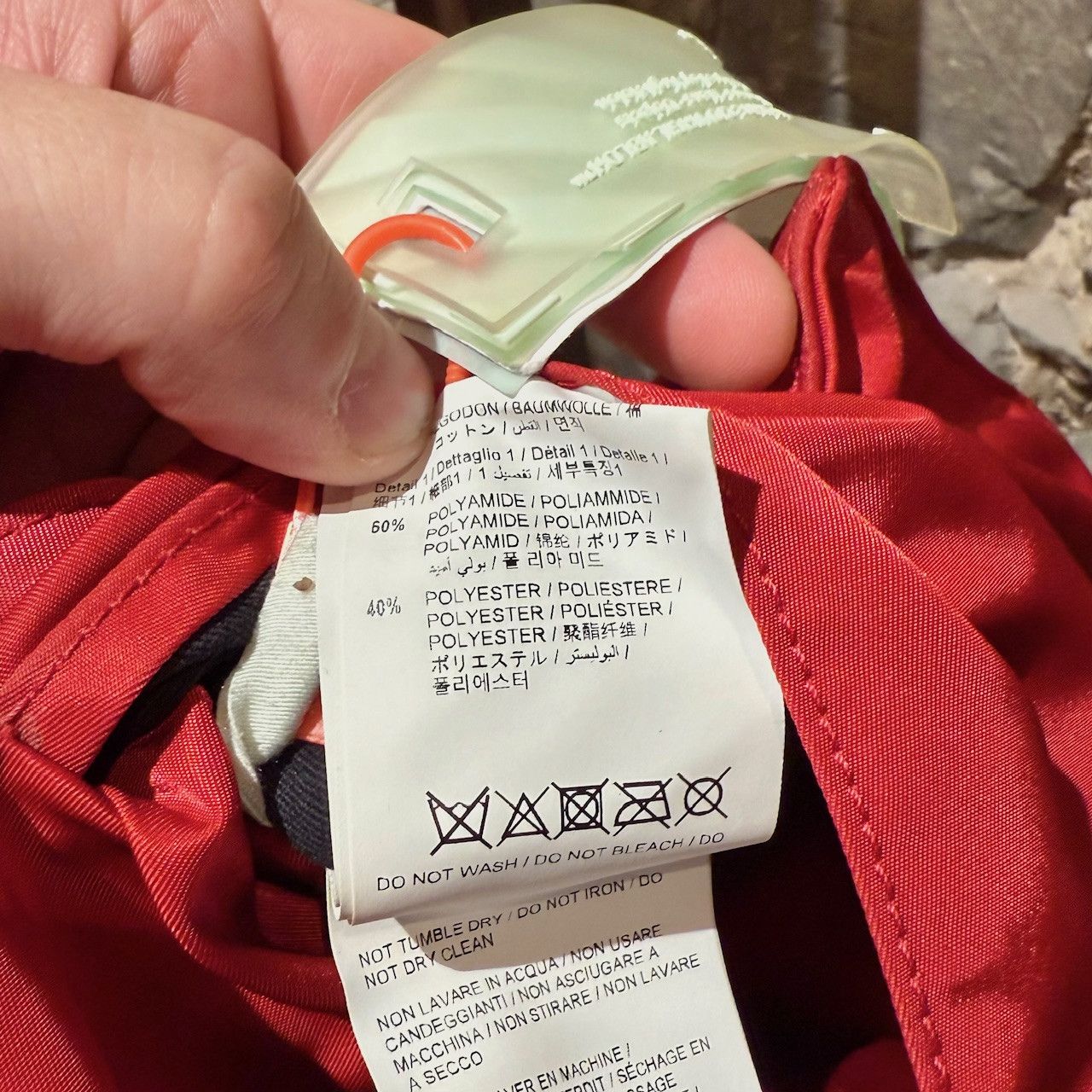 Off-White Off-White Red Nylon Industrial Strap Crossbody Bag Size ONE SIZE - 11 Thumbnail