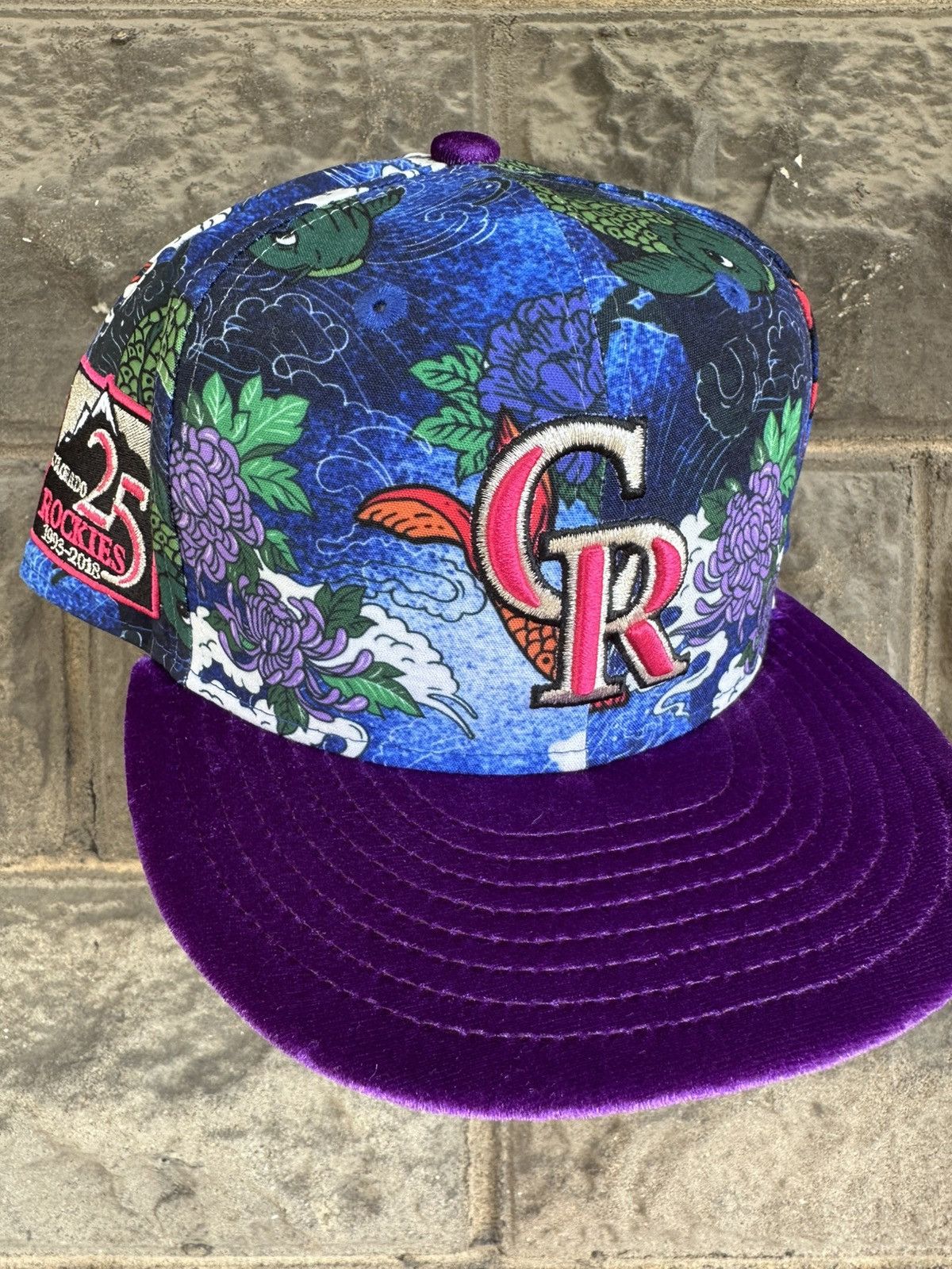 Hat Club 7 1/2 Colorado Rockies 25th Anniversary Koi Pond Rockwell Size ONE SIZE - 1 Thumbnail