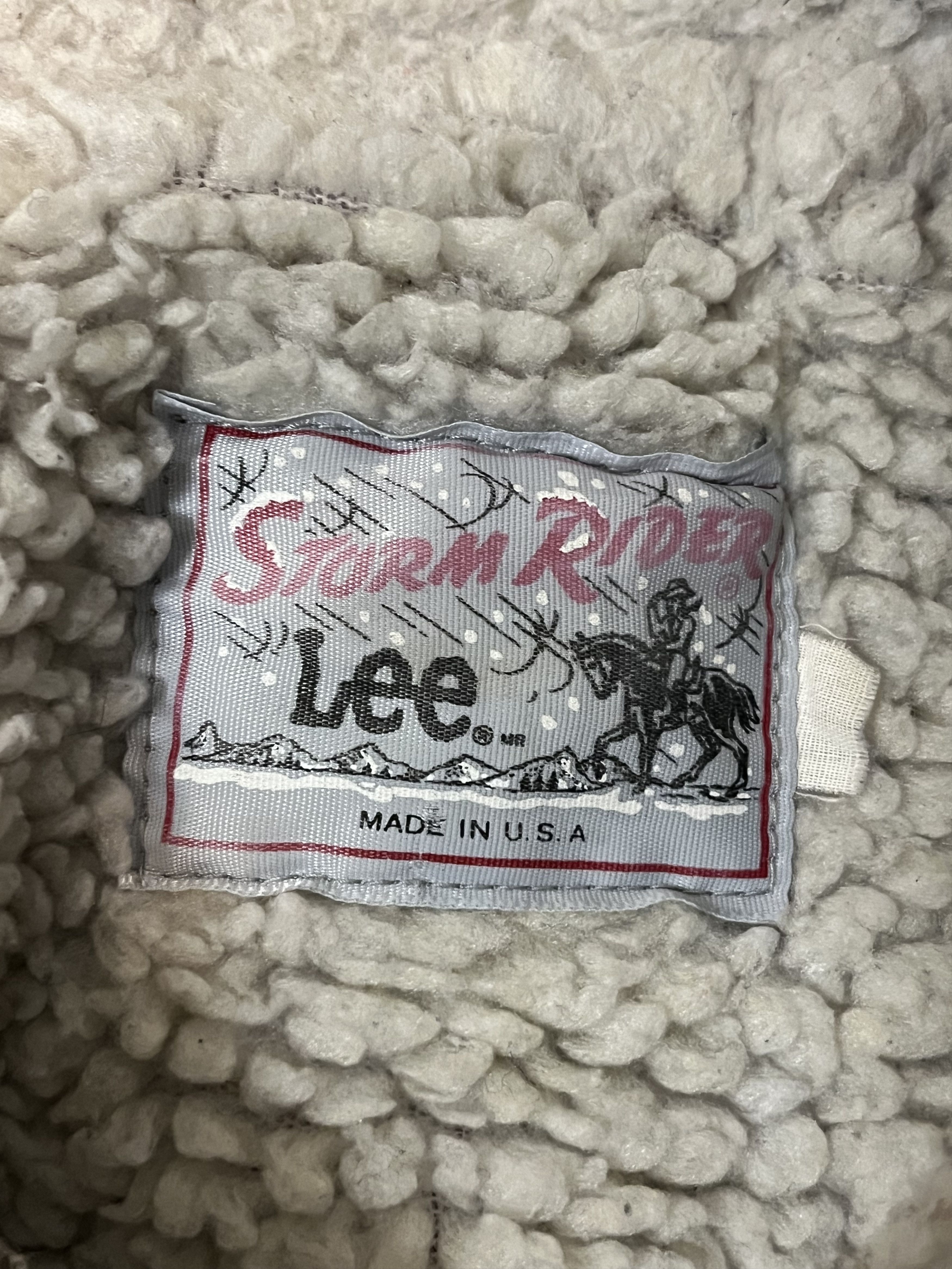 Lee 70s Lee Storm Rider Shearling Jacket Made in USA Size US L / EU 52-54 / 3 - 5 Thumbnail