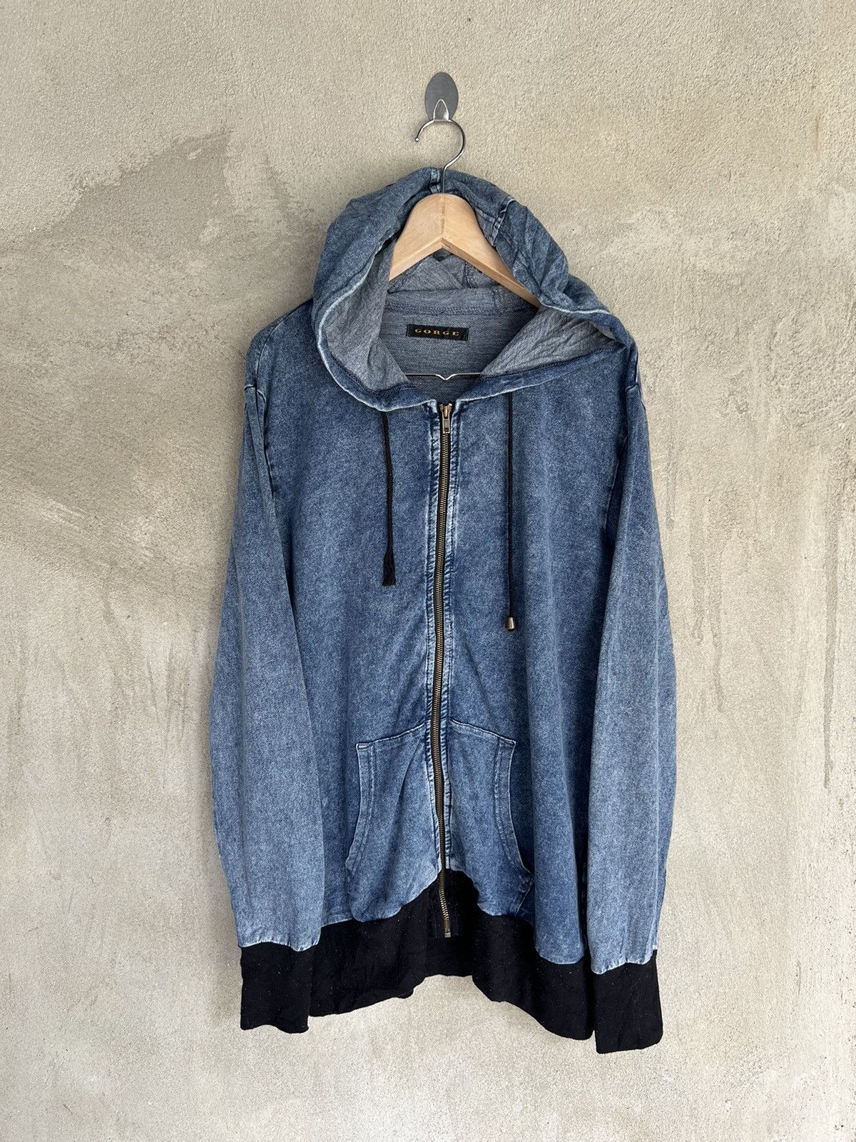 George × Indigo × Vintage Vintage Gorge Indigo Hoodies Size US M / EU 48-50 / 2 - 2 Thumbnail