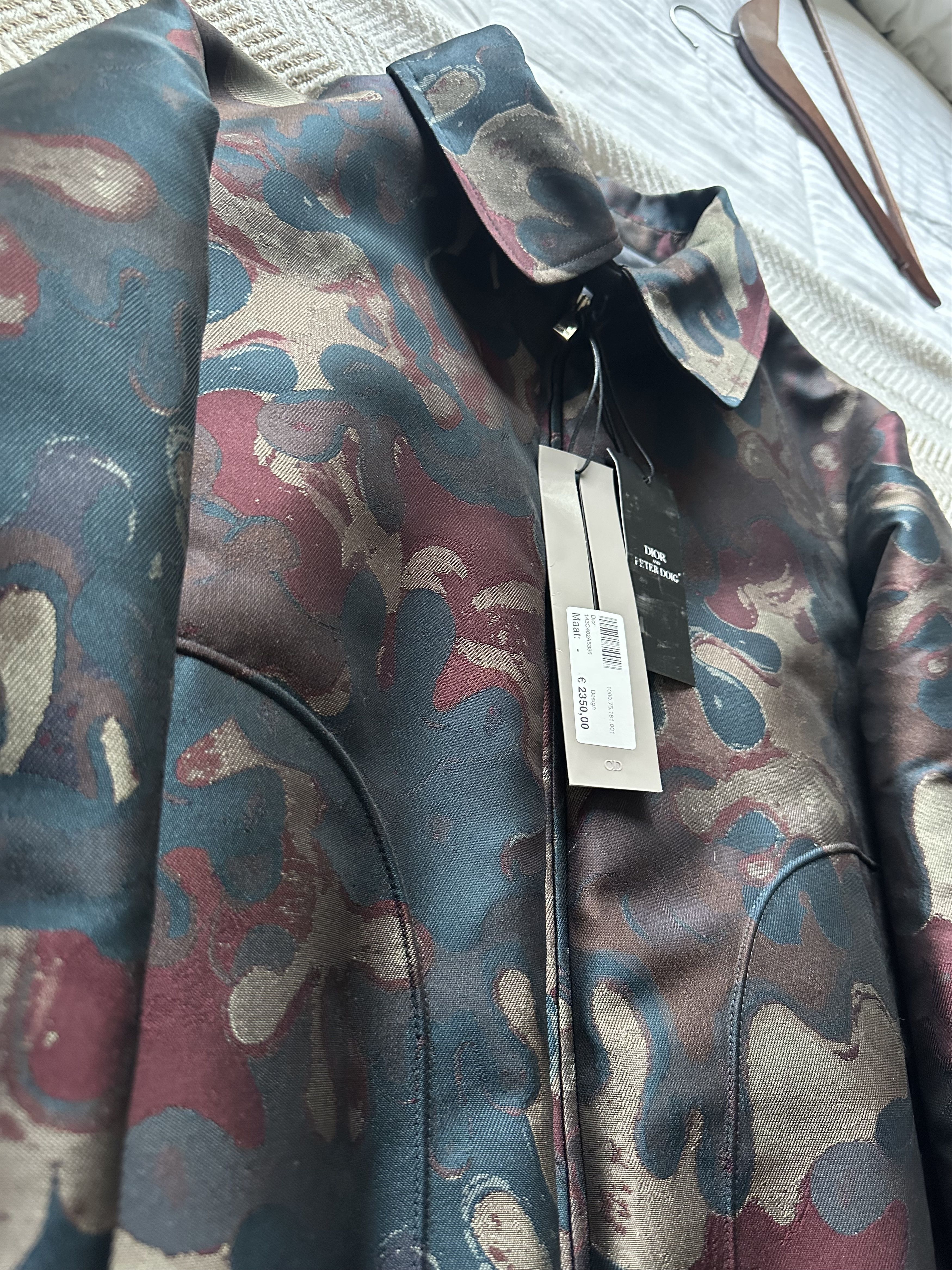 Dior Dior x Peter Doig Camouflage Bomber Jacket FW 21 Size 50 Size US M / EU 48-50 / 2 - 2 Thumbnail