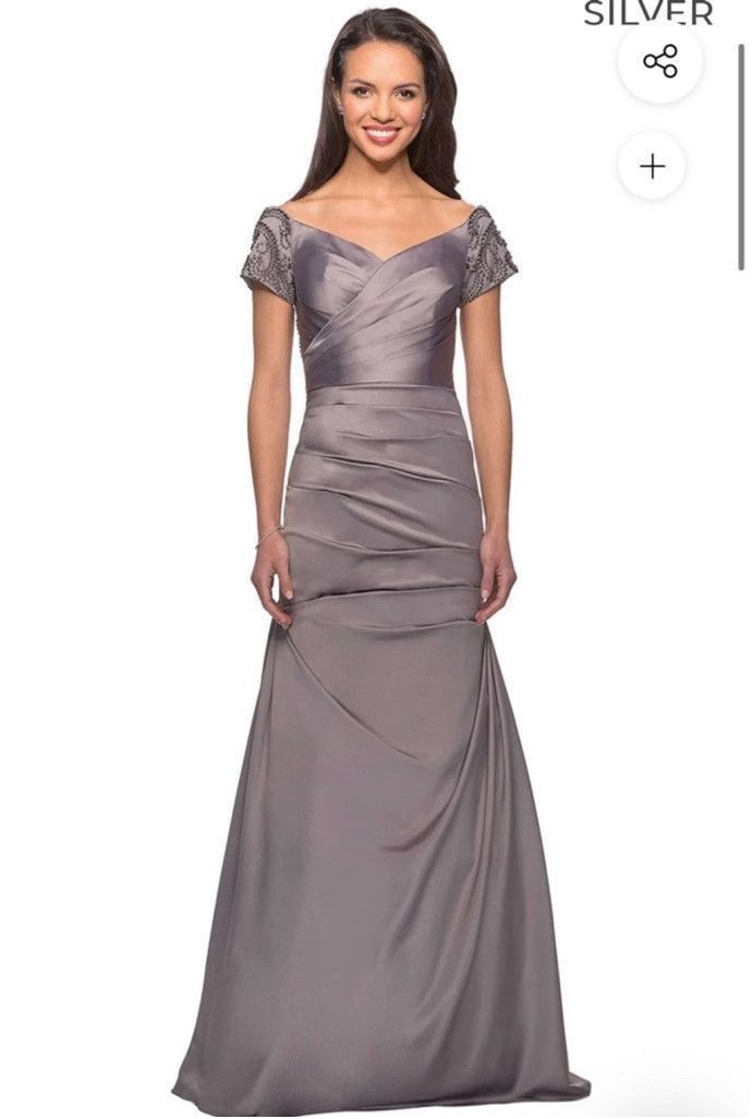 Other Women's La Femme Dress, Gray, Size 12 Size XL / US 12-14 / IT 48-50 - 1 Thumbnail