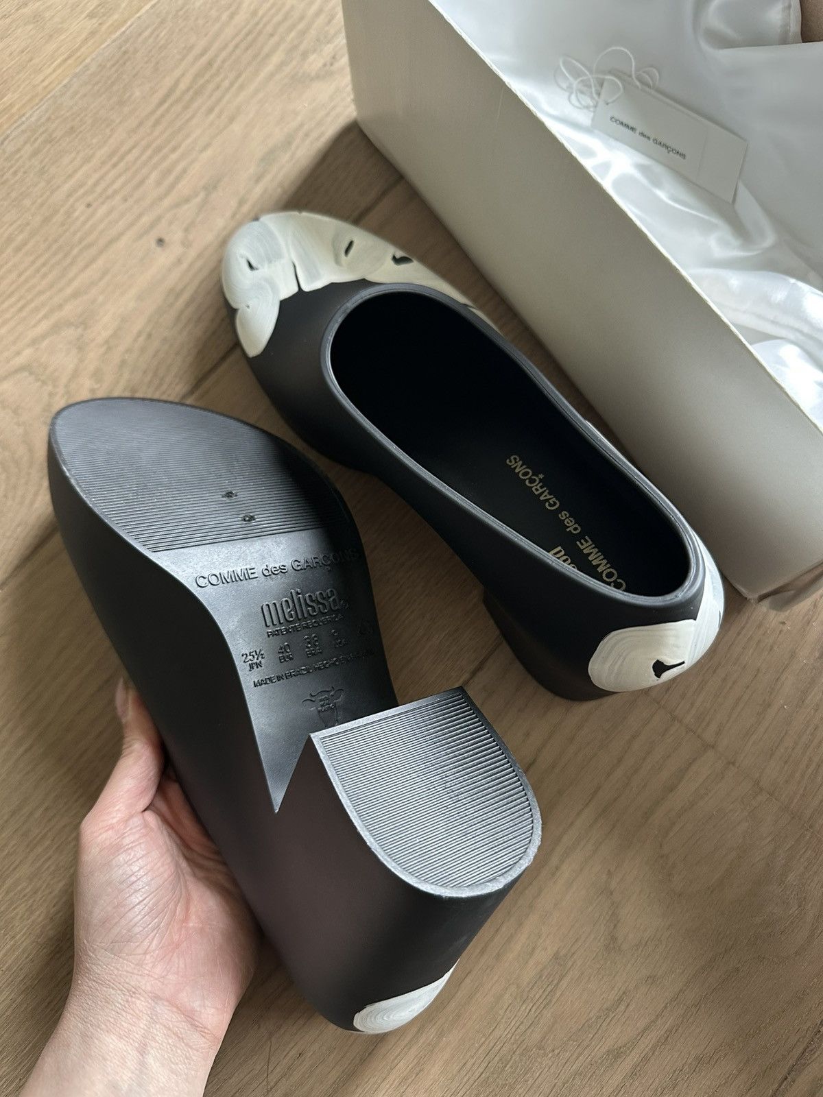 Comme des Garcons × Melissa Melissa x COMME des GARÇONS Size US 9 / IT 39 - 4 Thumbnail