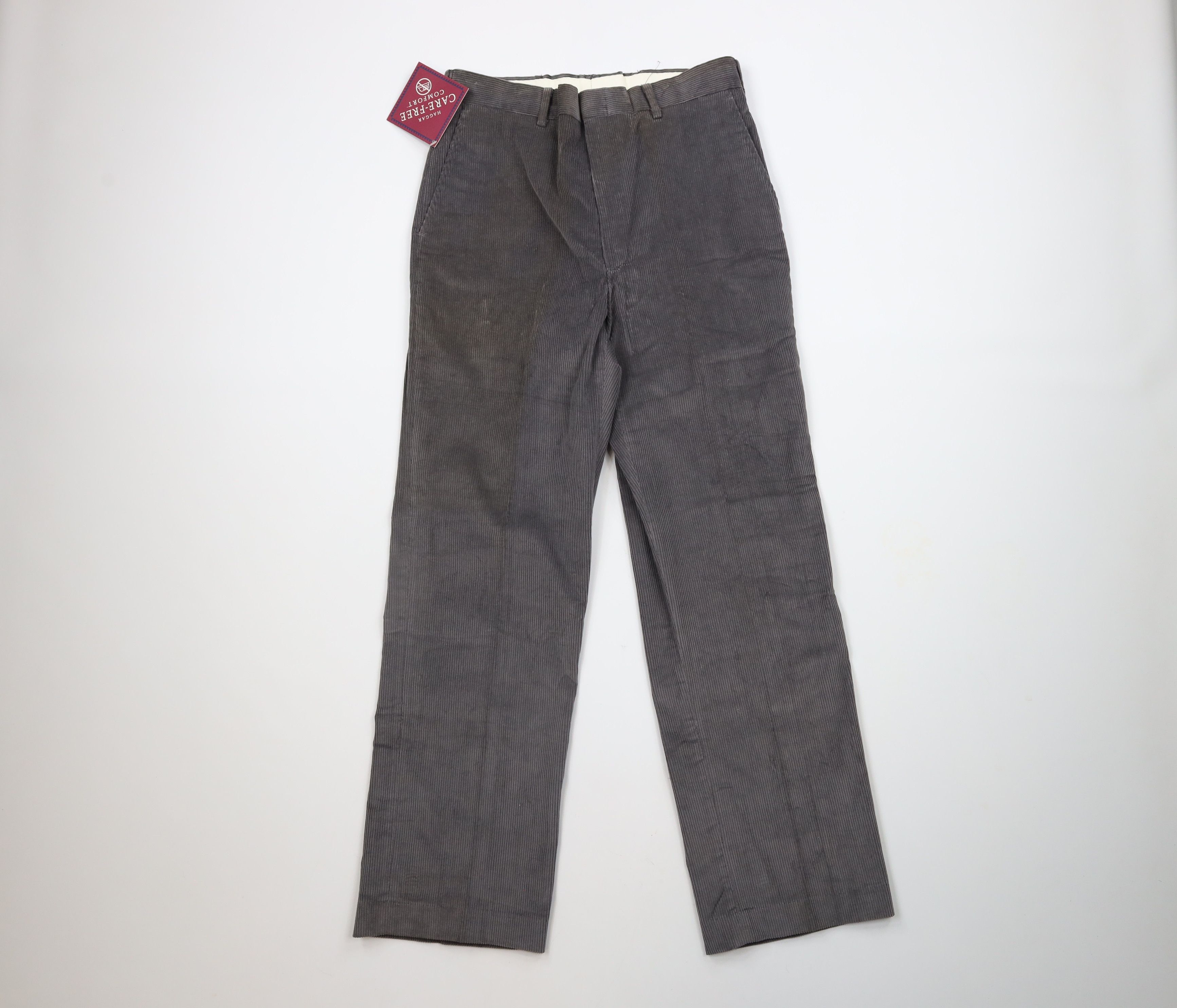 Vintage Deadstock Vintage 90s Streetwear Corduroy Chino Pants Gray Size US 30 / EU 46 - 1 Thumbnail