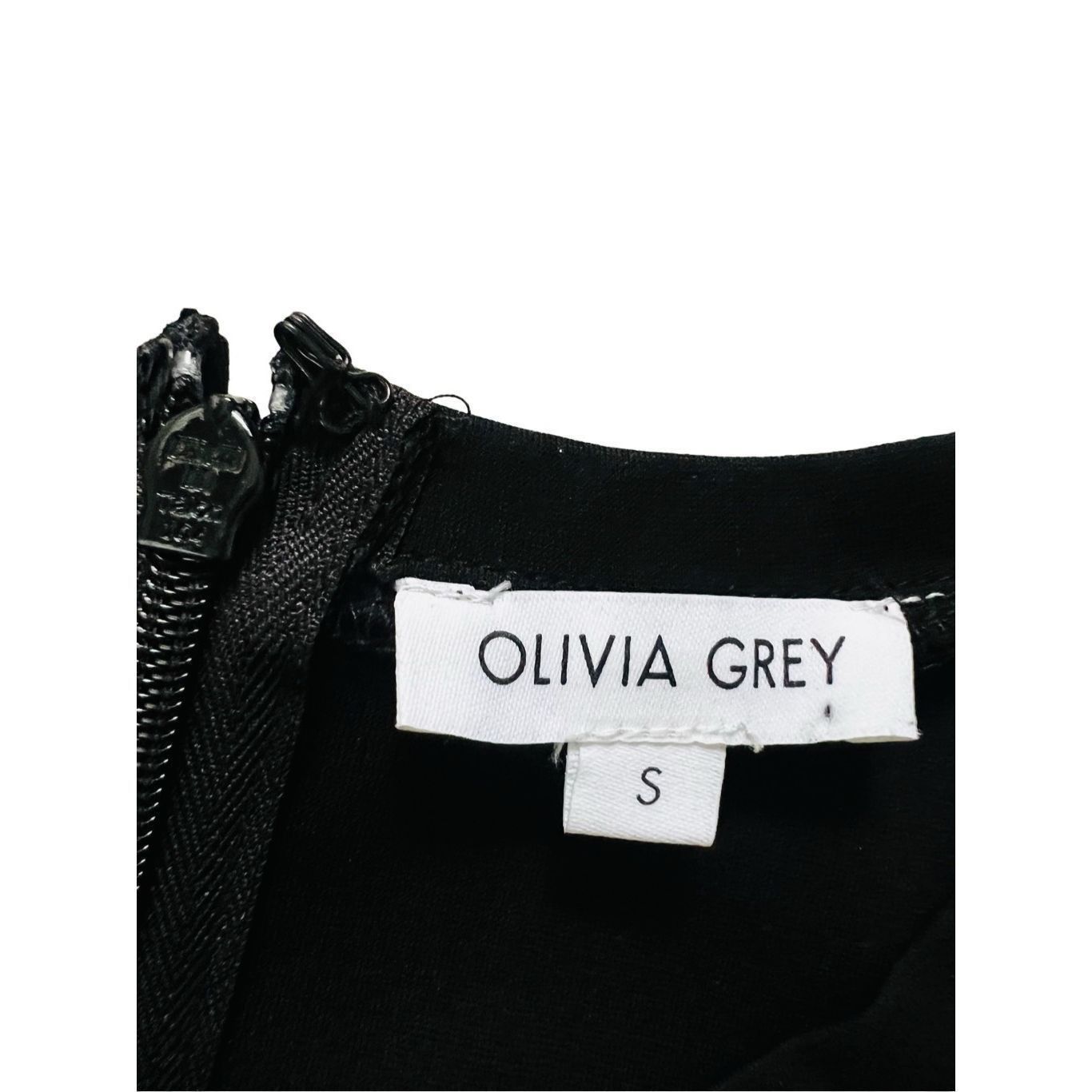 Loft OLIVA GRAY Semi wrap black dress size S Size 27" / US 4 / IT 40 - 7 Thumbnail