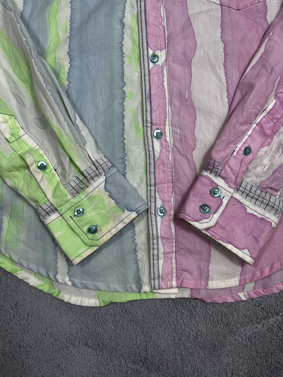 Custo Barcelona × Vintage Vintage Y2K Custo Barcelona striped longsleeve shirt size 2 Size US M / EU 48-50 / 2 - 6 Thumbnail