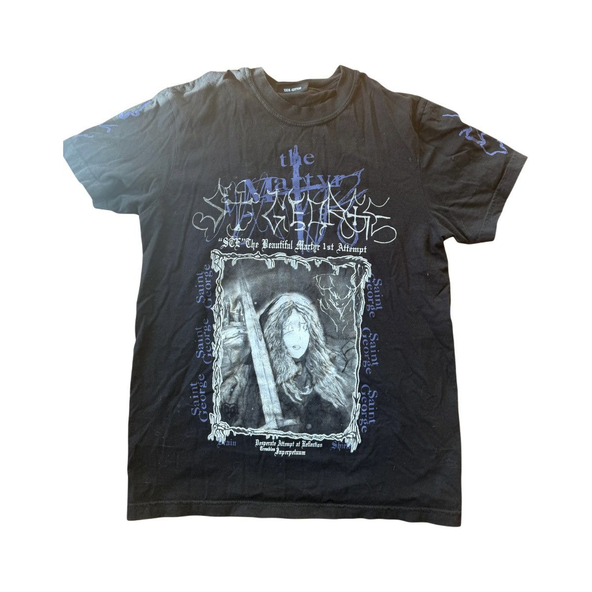 Drain Gang Bladee Martyr Tour T shirt Size US S / EU 44-46 / 1 - 1 Thumbnail