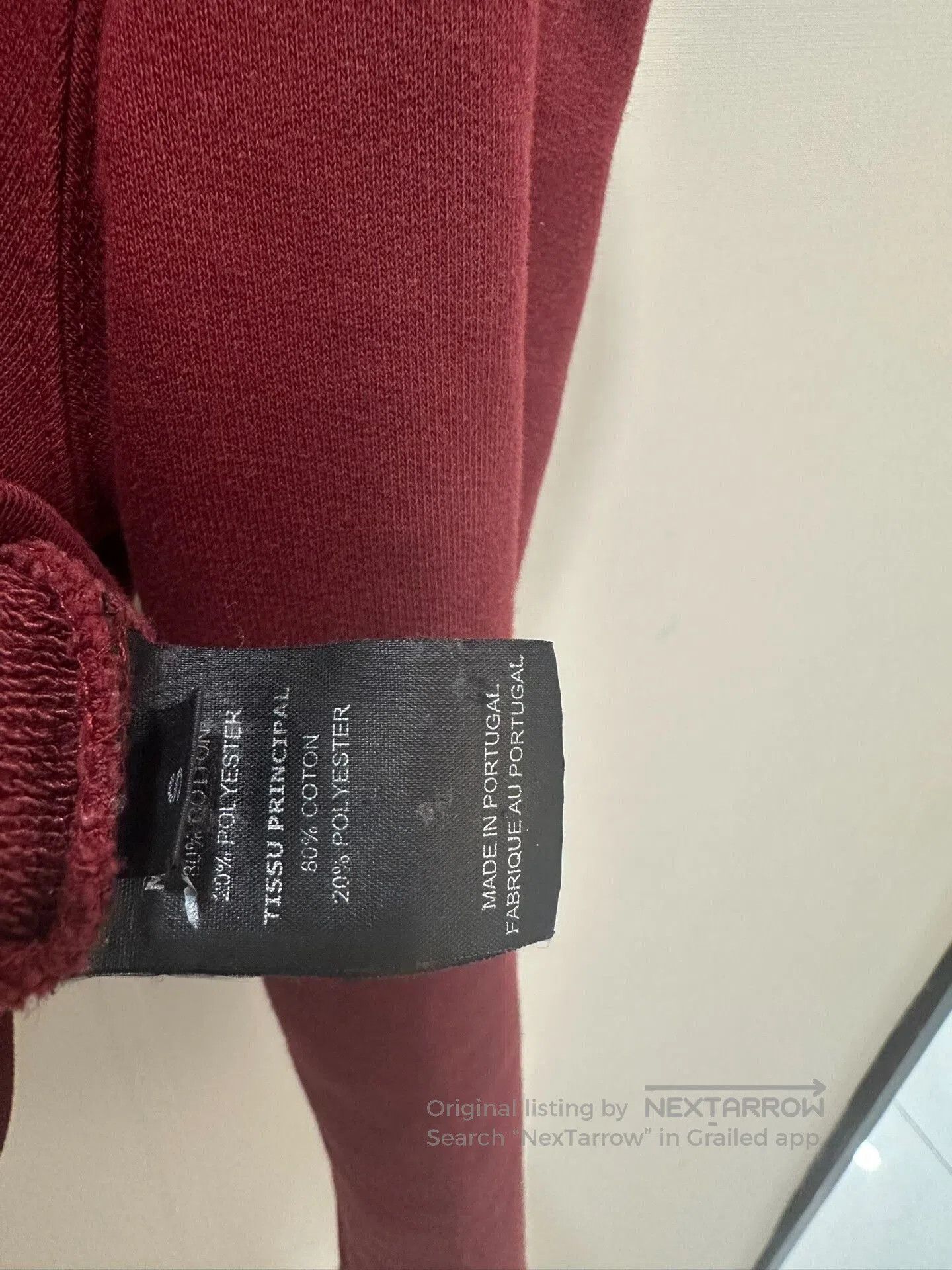 Vetements vetements zip-up hoodie in deep burgundy. Size US S / EU 44-46 / 1 - 3 Thumbnail