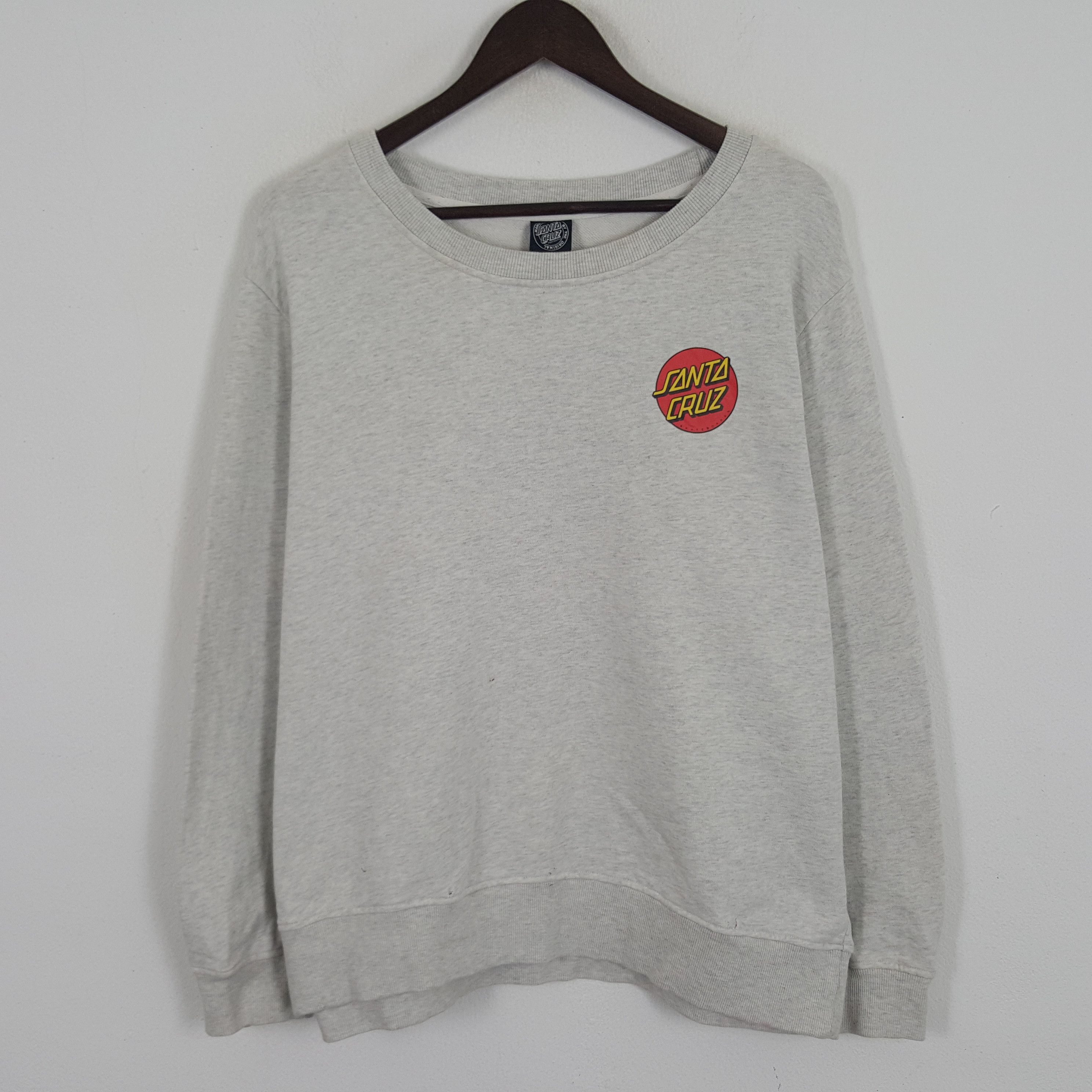 Santa Cruz Skateboards × Vintage Vintage Santa Cruz Skateboard Sweatshirt Size US XL / EU 56 / 4 - 3 Thumbnail