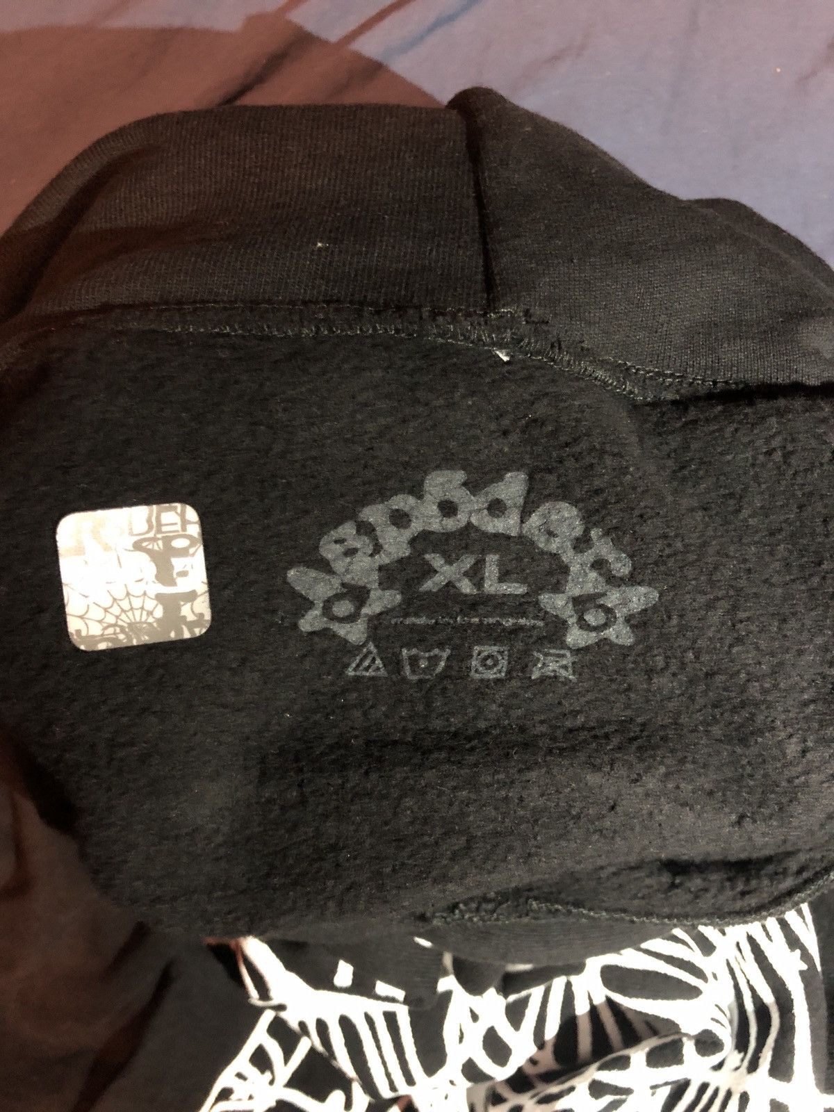 Sp5der Og Web BLACK HOODIE Size US XL / EU 56 / 4 - 3 Thumbnail
