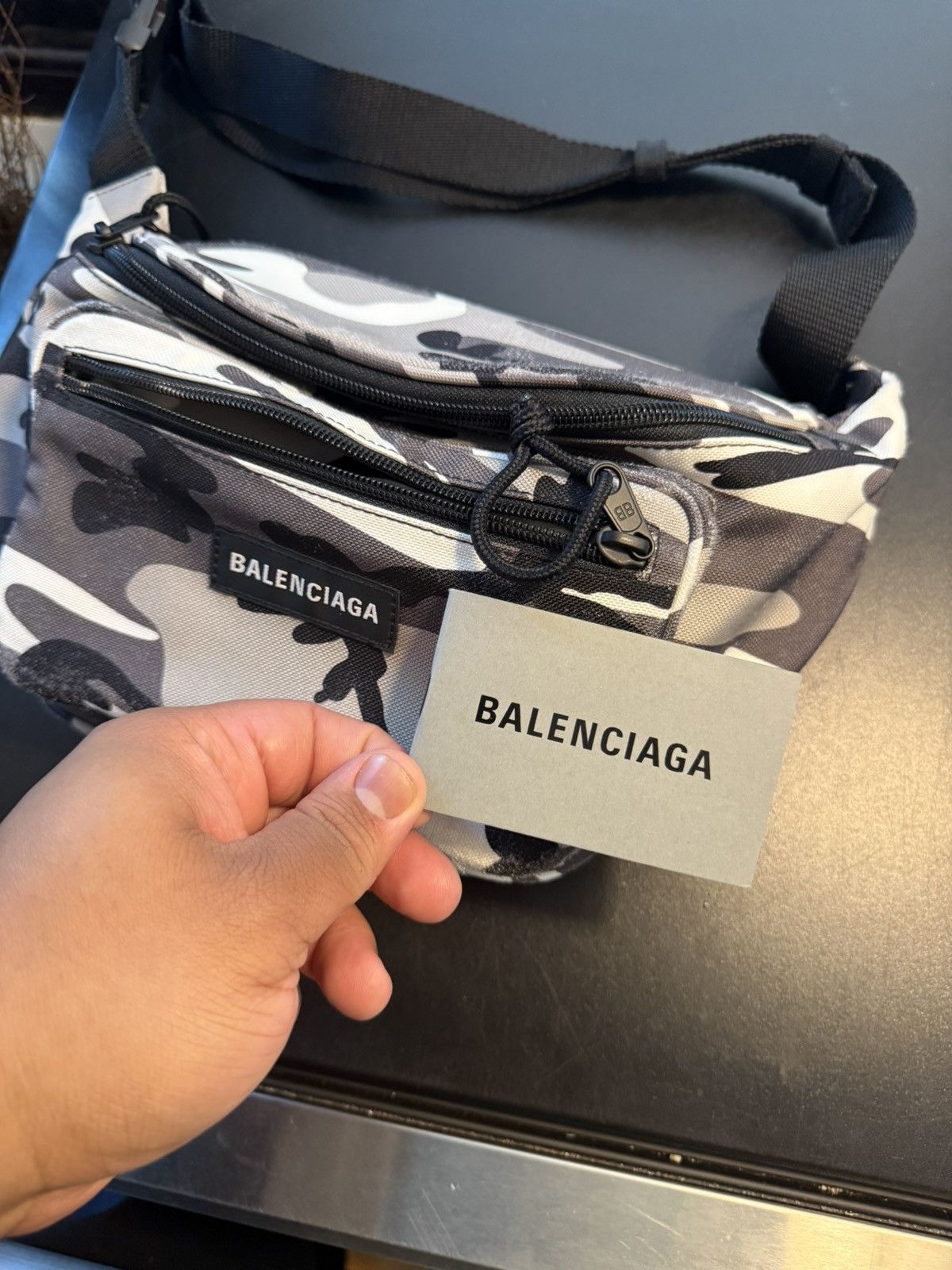Balenciaga Balenciaga Explorer Camo Belt Waist Bag NWT Size ONE SIZE - 10 Thumbnail