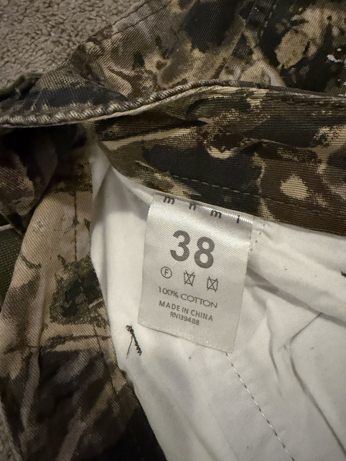 MNML MNML Camo Cargo Pants Size US 38 / EU 54 - 2 Thumbnail