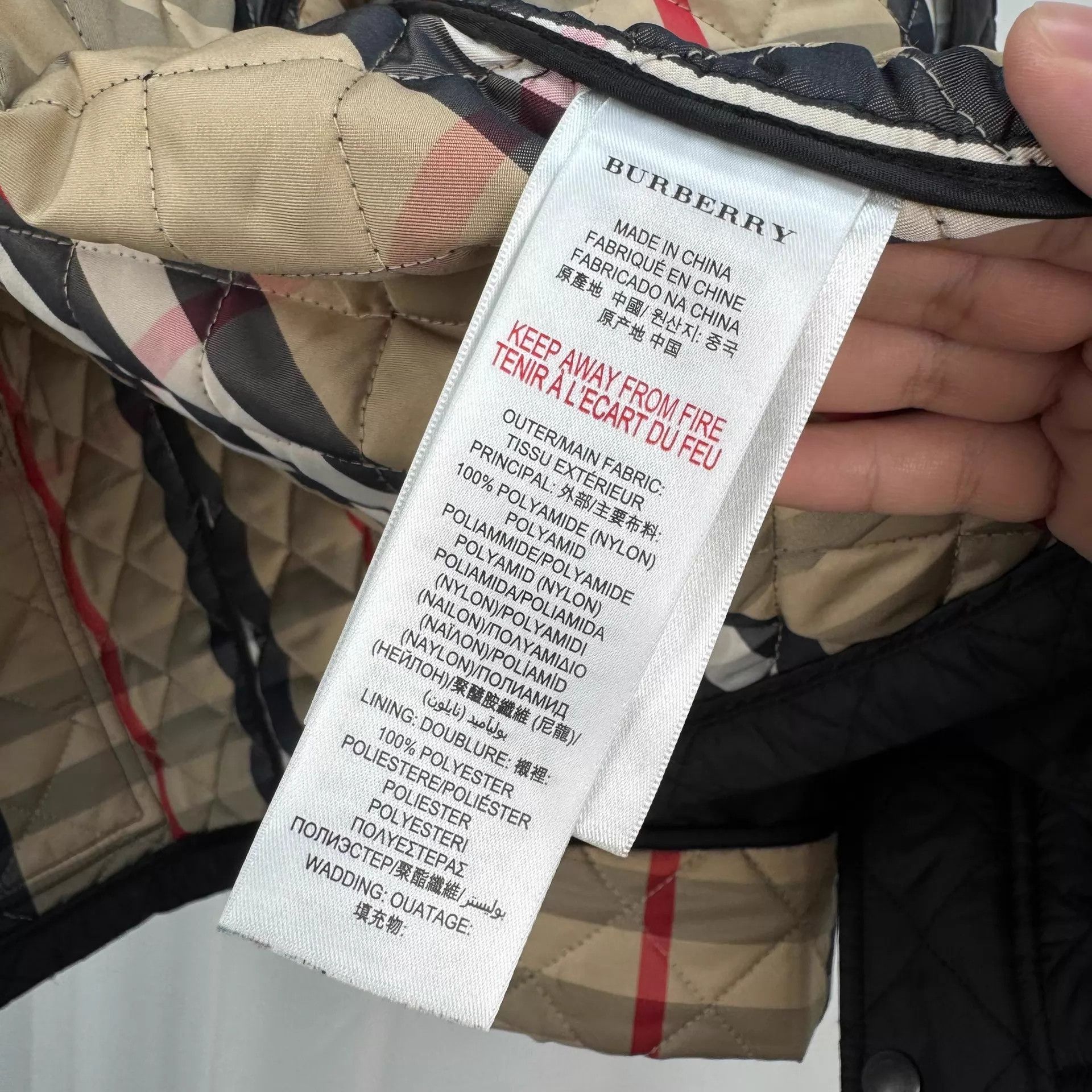 Burberry Burberry check quilted jacket 14Y Size XXS / US 00 / IT 34 - 7 Thumbnail