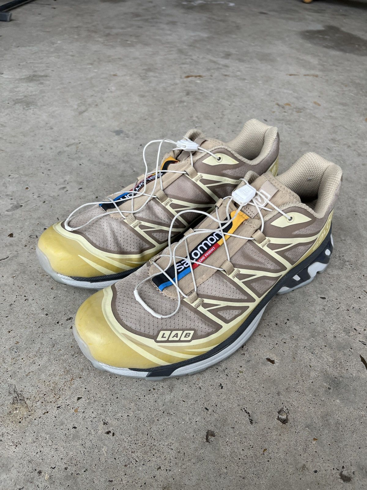 ★人気★ Salomon XT-6 Clear Safari Vanila Ice org.jpg