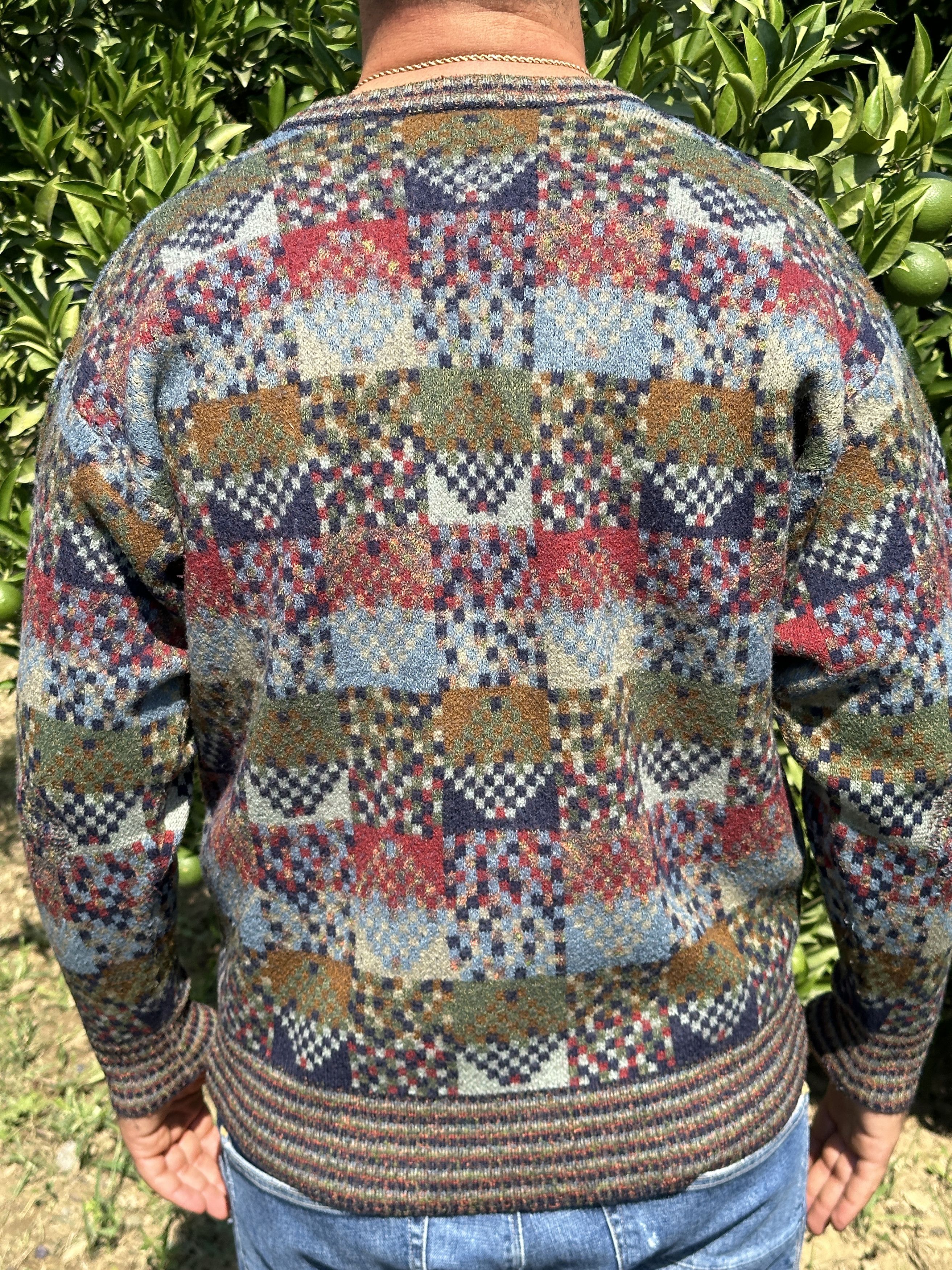 Missoni 1996 Missoni 3D Knit Jumper Retro Pullover Cosby Size XL Size US XL / EU 56 / 4 - 12 Thumbnail