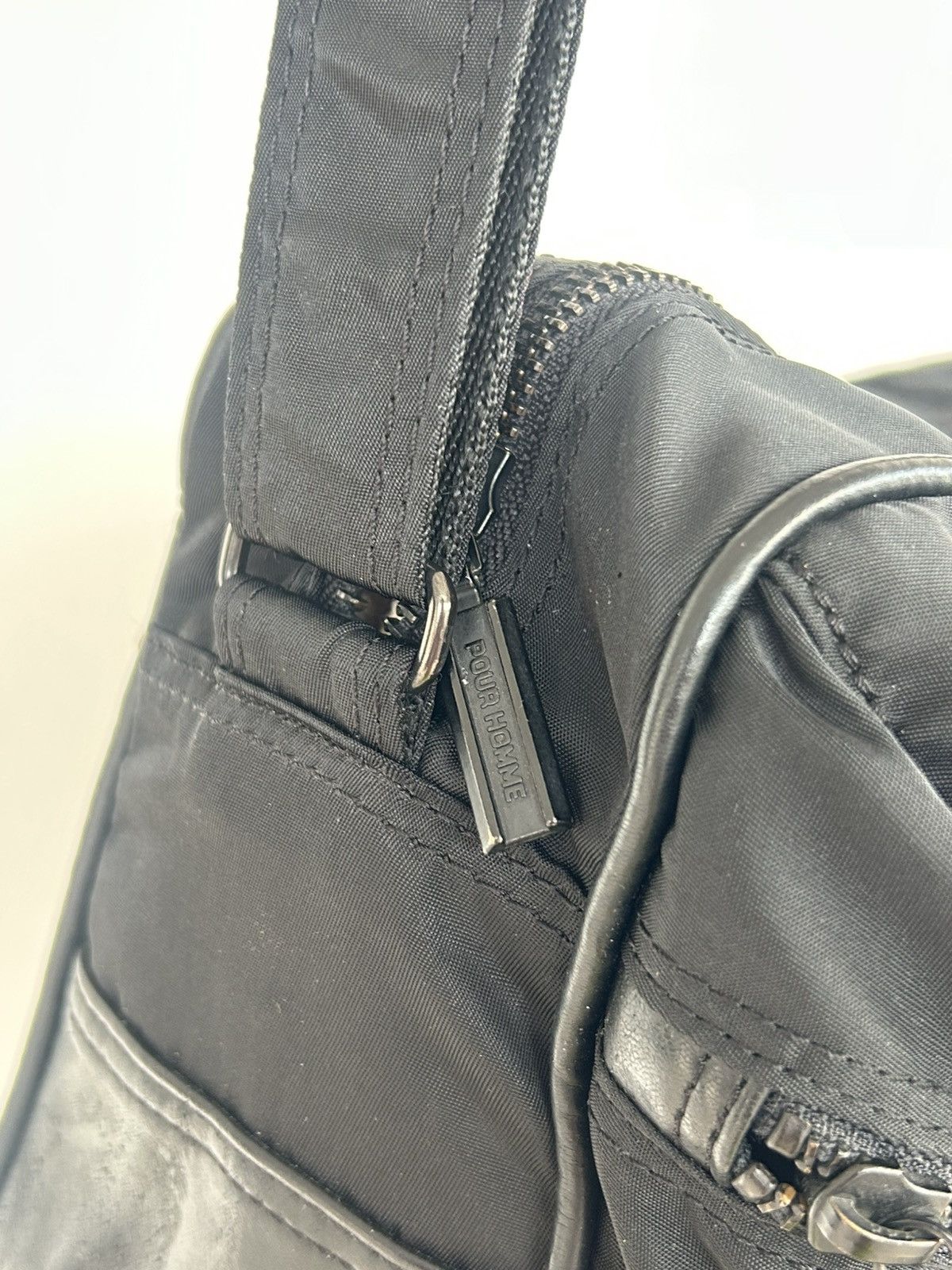 Y's Y’s Pour Homme Vintage Black Nylon Shoulder Bag Size ONE SIZE - 7 Thumbnail