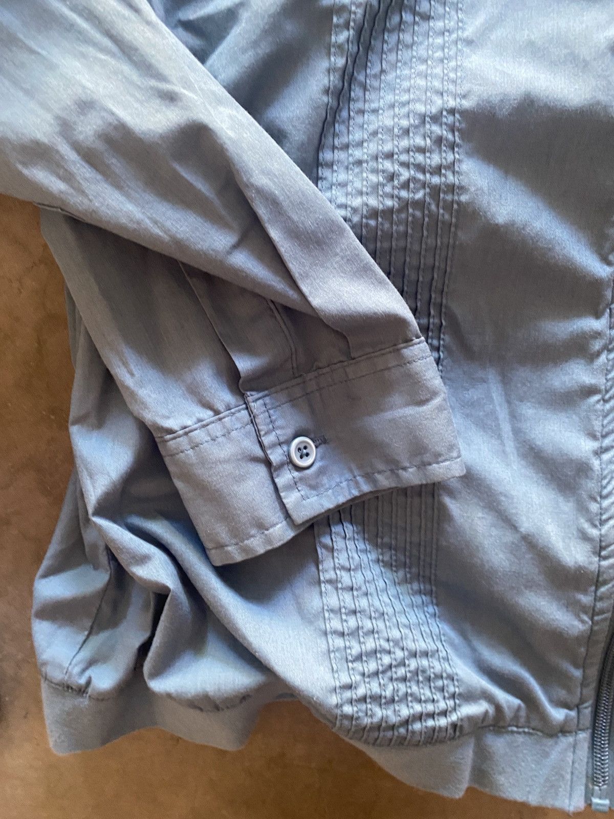 Supreme Supreme Blue Pin Tuck Zip Up Size US XL / EU 56 / 4 - 3 Thumbnail