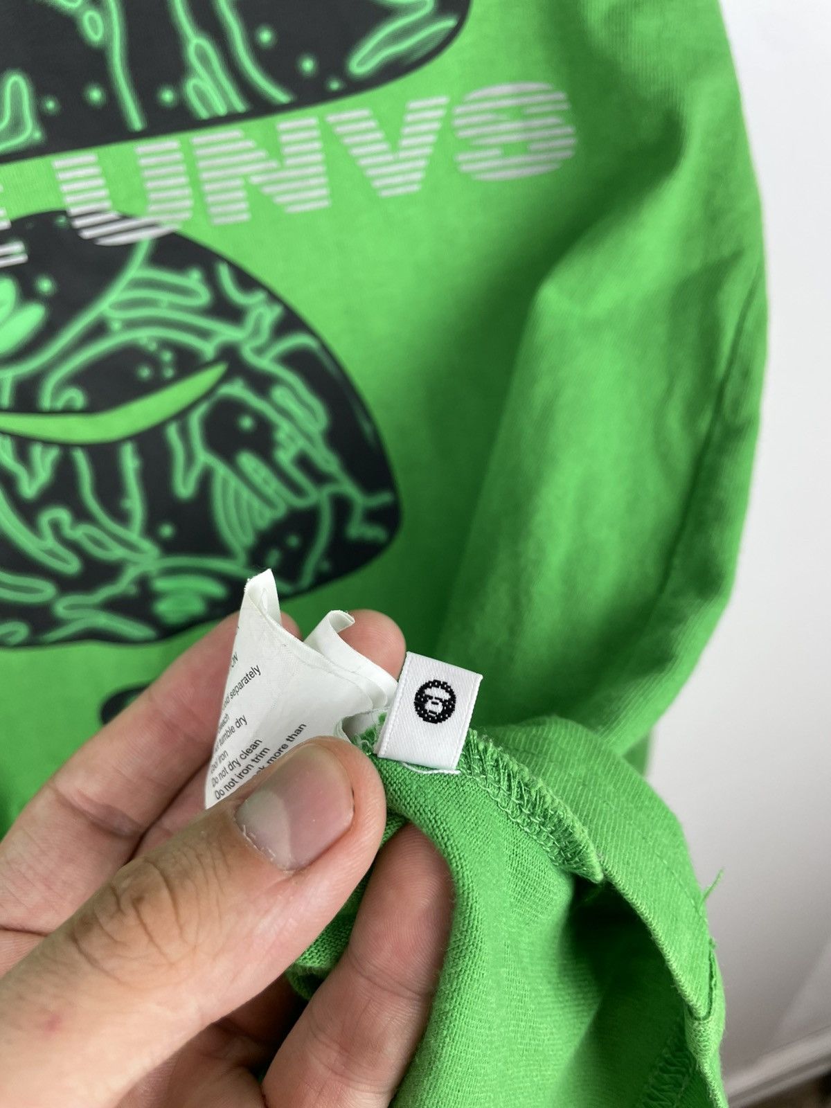 Aape × Bape Aape by A Bathing Ape BAPE UNVS Big Logo Green Size S Size US S / EU 44-46 / 1 - 14 Thumbnail