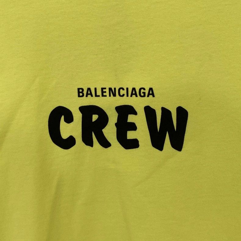 Balenciaga Balenciaga CREW monogram short sleeves Size US XL / EU 56 / 4 - 3 Thumbnail