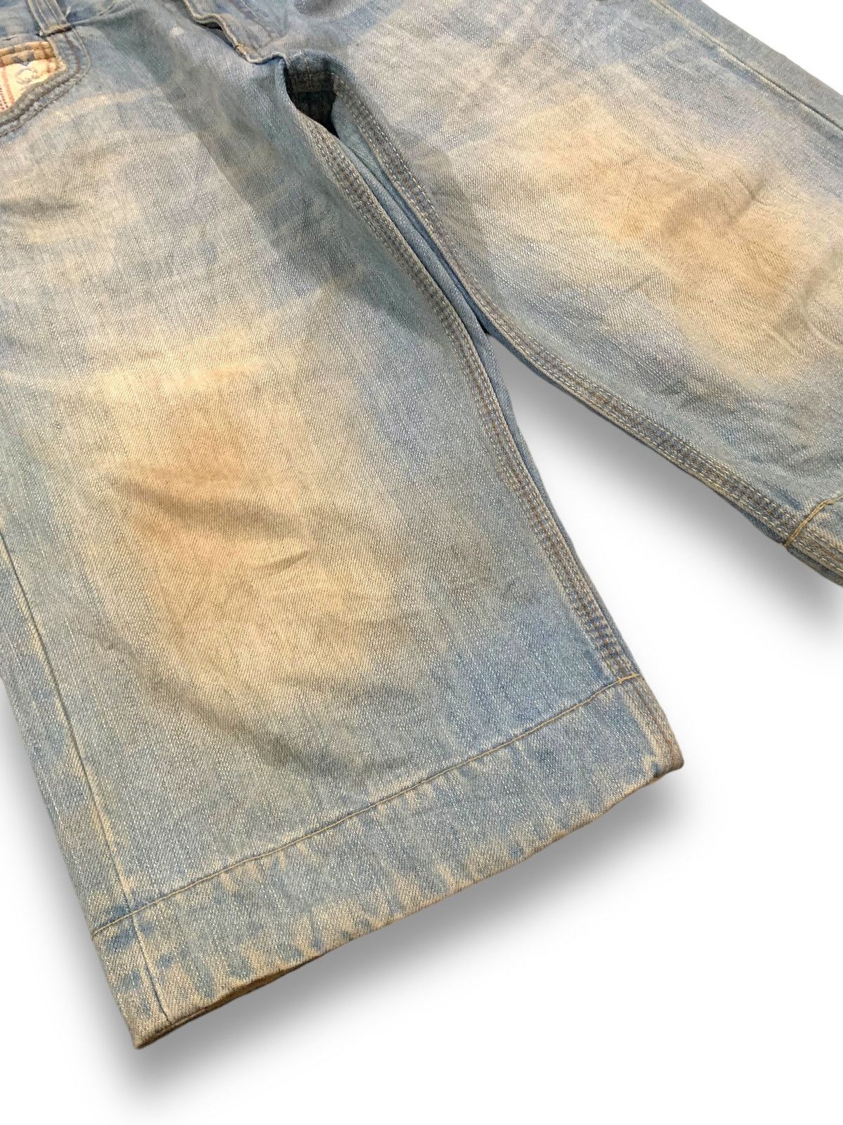 14th Addiction Vintage Japanese Brand Dominate Mud Wash Grunge Jorts Denim Size US 30 / EU 46 - 9 Thumbnail