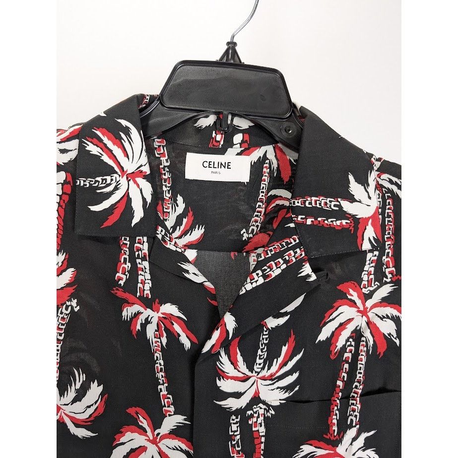 Celine o1rshd1 Chemise Hawaii Toile Shirt in Multicolor Size US XS / EU 42 / 0 - 3 Thumbnail