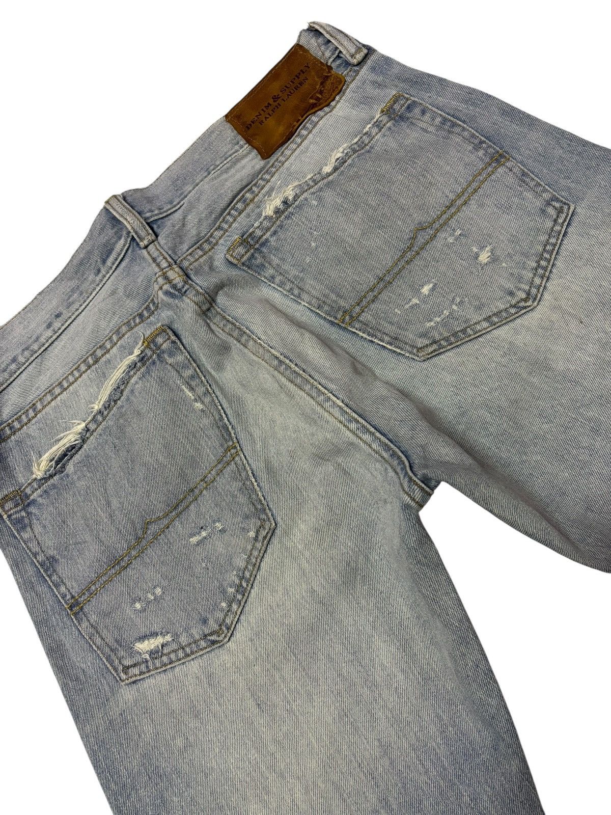 Denim & Supply Ralph Lauren Vtg 90s Ralph Lauren Denim & Supply Distressed Jeans Size US 33 - 7 Thumbnail