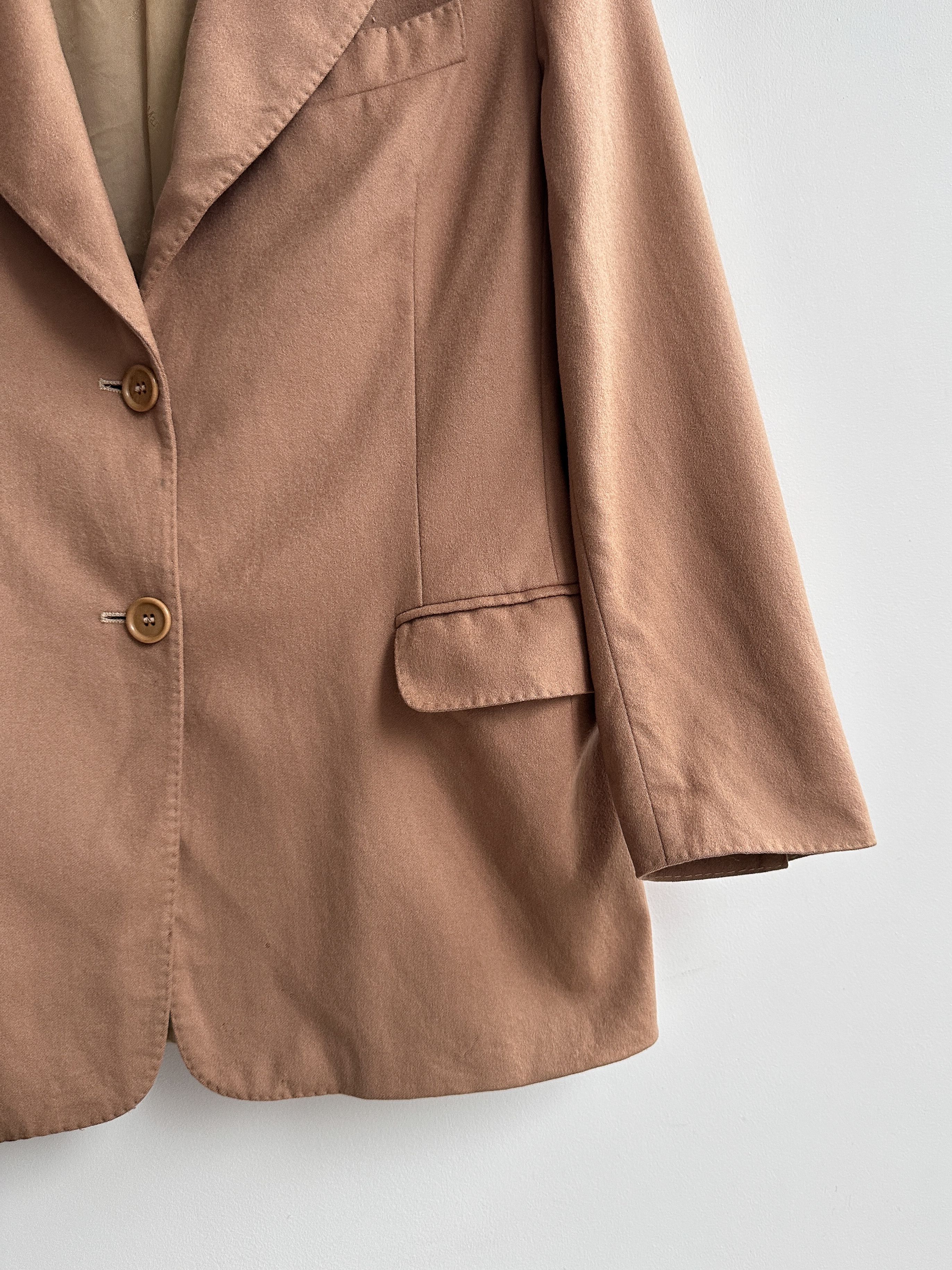 Max Mara Max Mara Beige Blazer Jacket Size L / US 10 / IT 46 - 6 Thumbnail