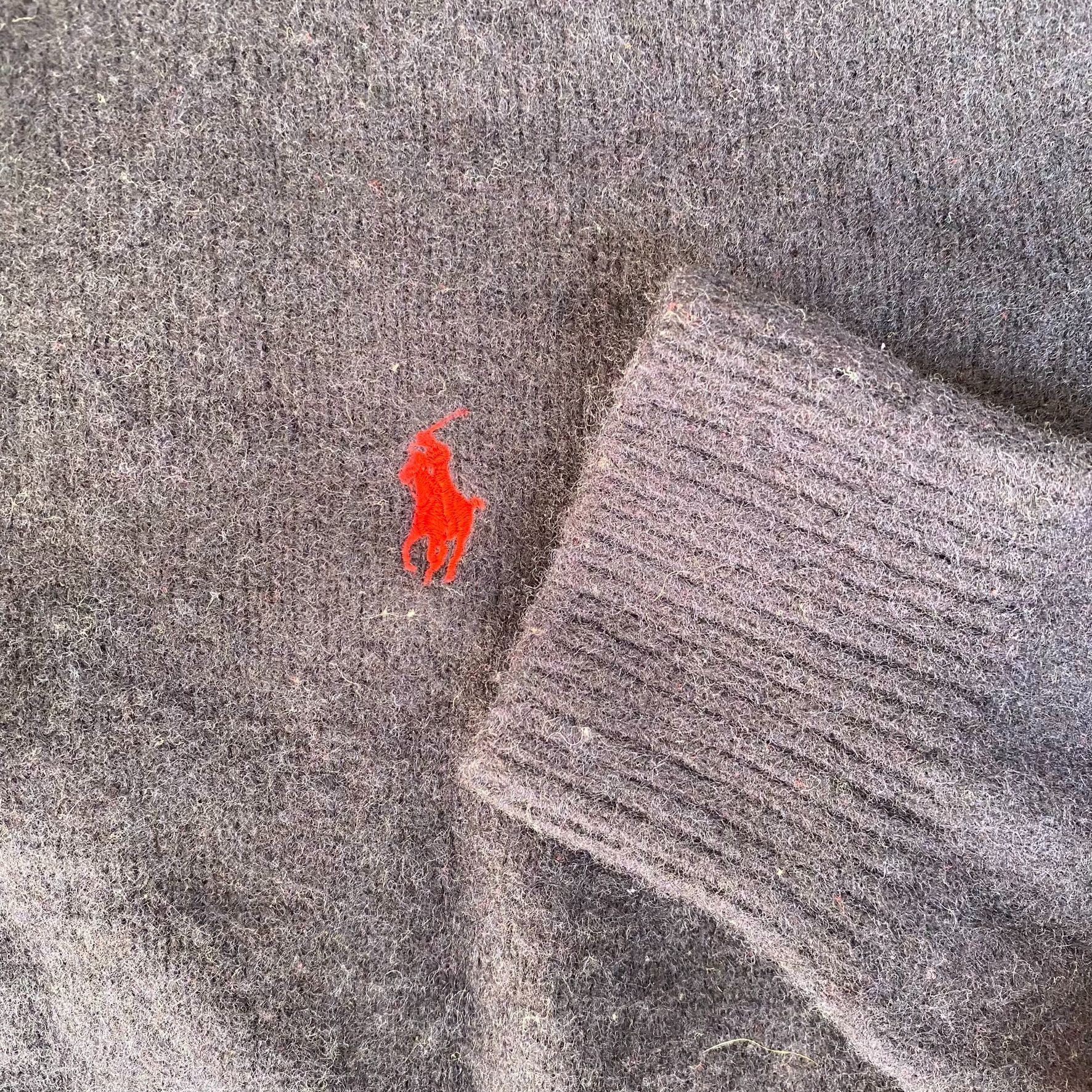 Polo Ralph Lauren Vintage Y2K Ralph Lauren Sweater Lambs Wool Logo Pullover Size US L / EU 52-54 / 3 - 3 Thumbnail