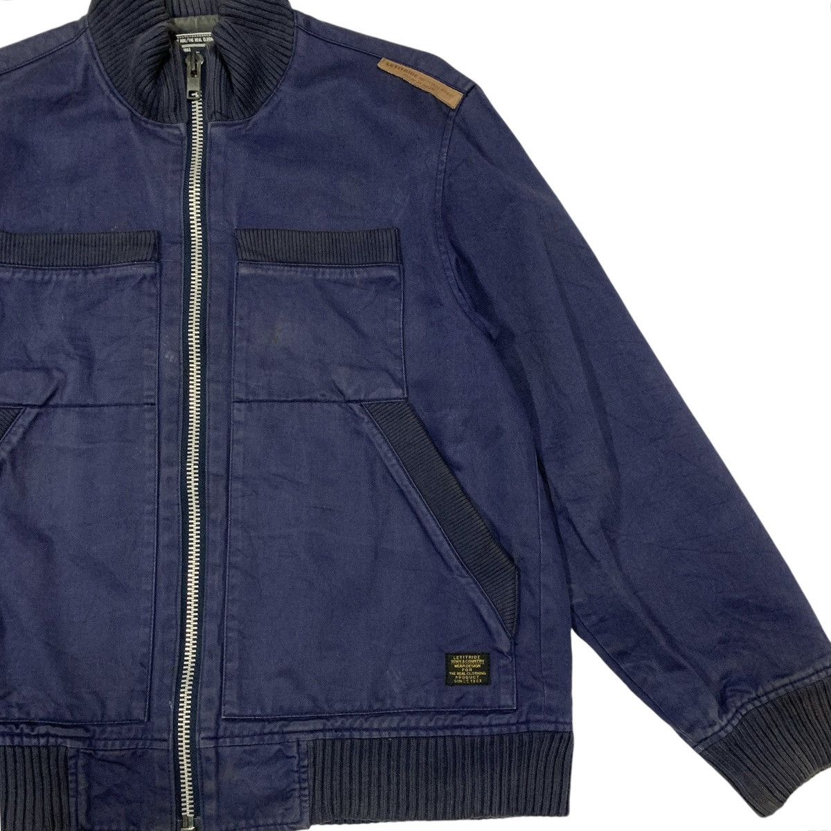 Unrivaled Let It Ride / UNRIVALED Full Zip Moto Jacket Size US M / EU 48-50 / 2 - 4 Thumbnail