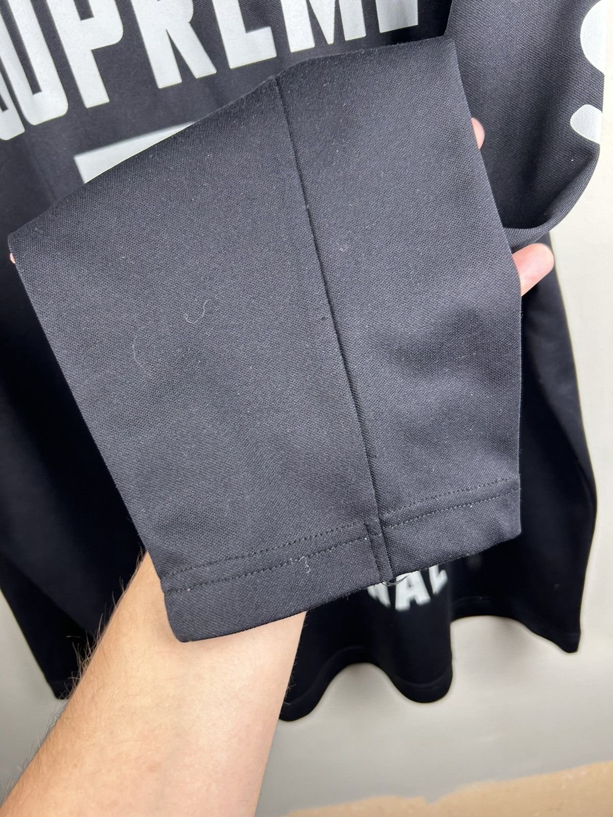 Supreme Supreme Business Hockey Jersey Black Long Sleeve Size US L / EU 52-54 / 3 - 19 Thumbnail