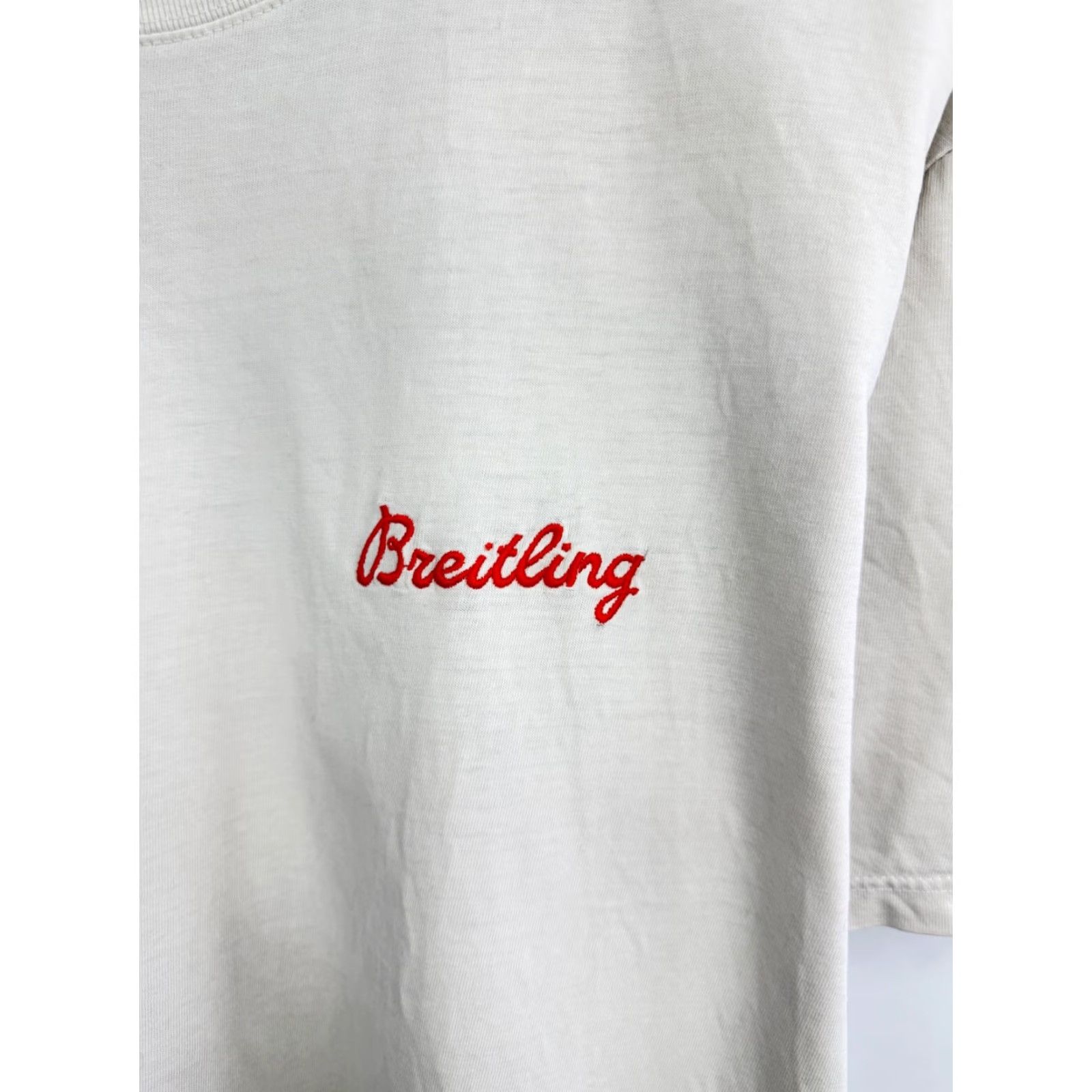 Jerzees VINTAGE Breitling Emergency Swiss Switzerland T-Shirt Size L White 90s Mens Shirt Size US L / EU 52-54 / 3 - 5 Thumbnail