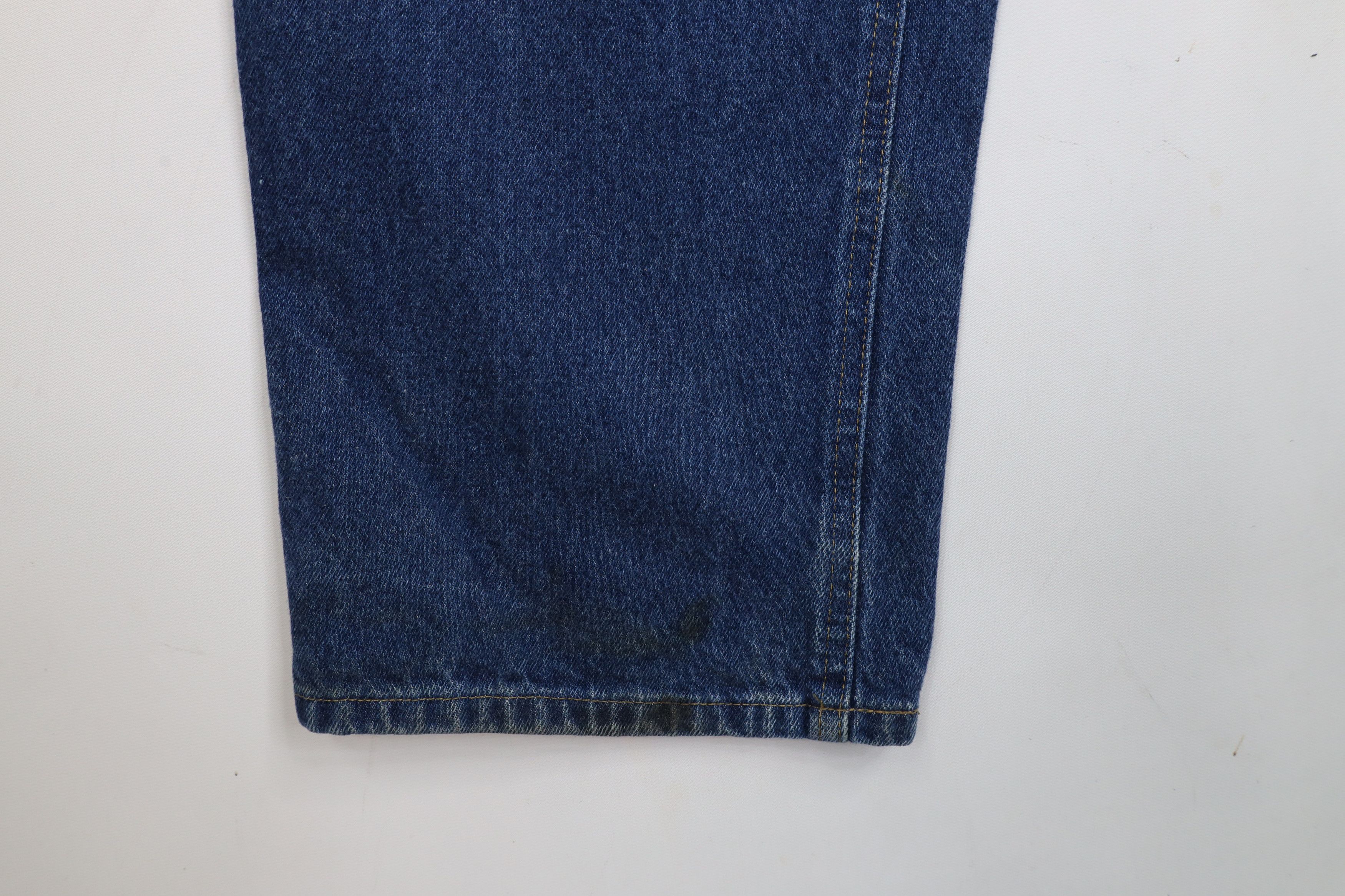 Carhartt × Vintage Vintage Carhartt Spell Out Relaxed Fit Denim Jeans Blue Size US 38 / EU 54 - 5 Thumbnail
