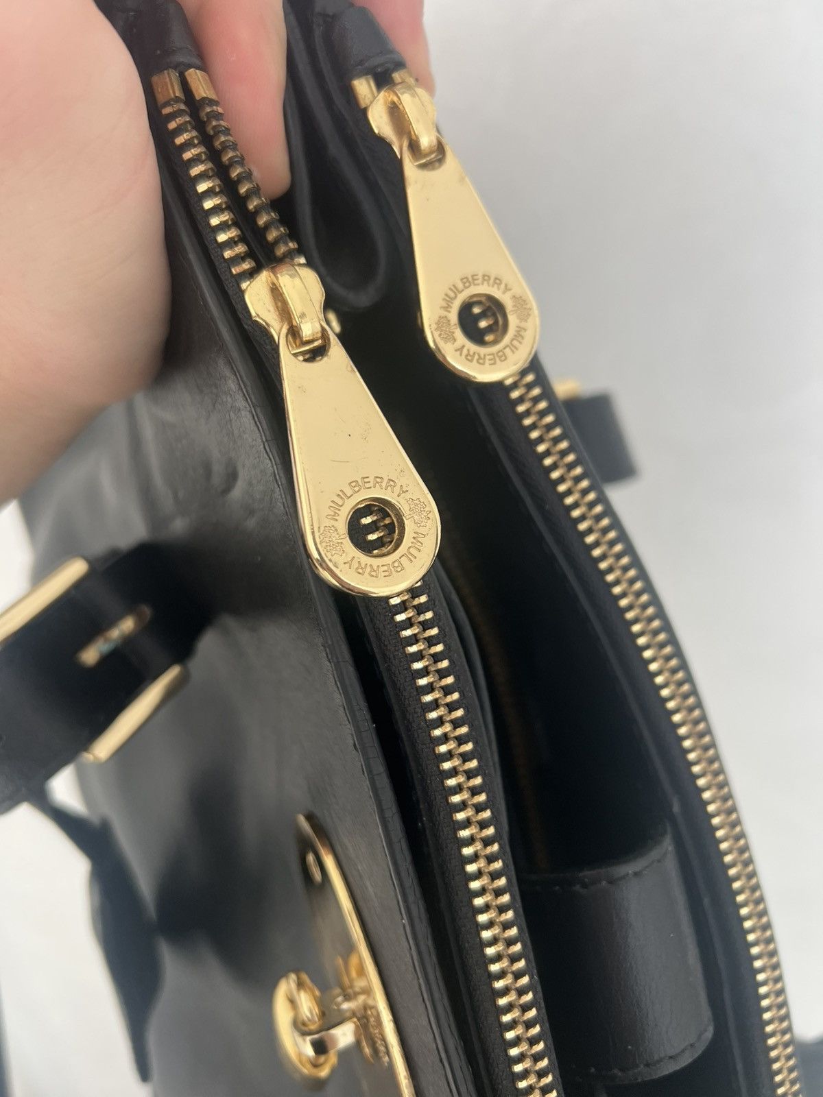 Mulberry Vintage luxury Mulberry leather bayswater tote bag Size ONE SIZE - 6 Thumbnail