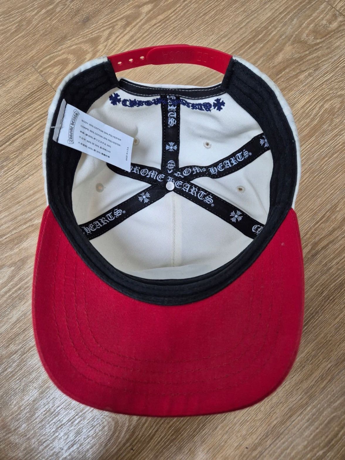 Chrome Hearts CH Embroidered 5 Panel Hat Size ONE SIZE - 4 Thumbnail