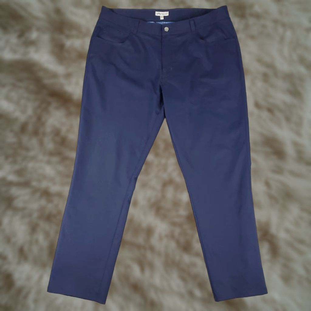 Peter Millar Peter Millar Pants Mens 38x29 Blue Chino 5-Pocket Regular Straight Yard? Size US 38 / EU 54 - 1 Thumbnail