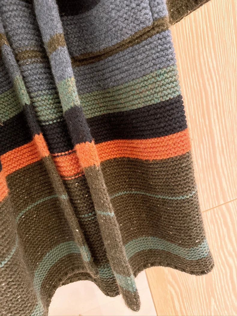 Loro Piana LORO PIANA Color striped cashmere knit coat Size S / US 4 / IT 40 - 4 Thumbnail