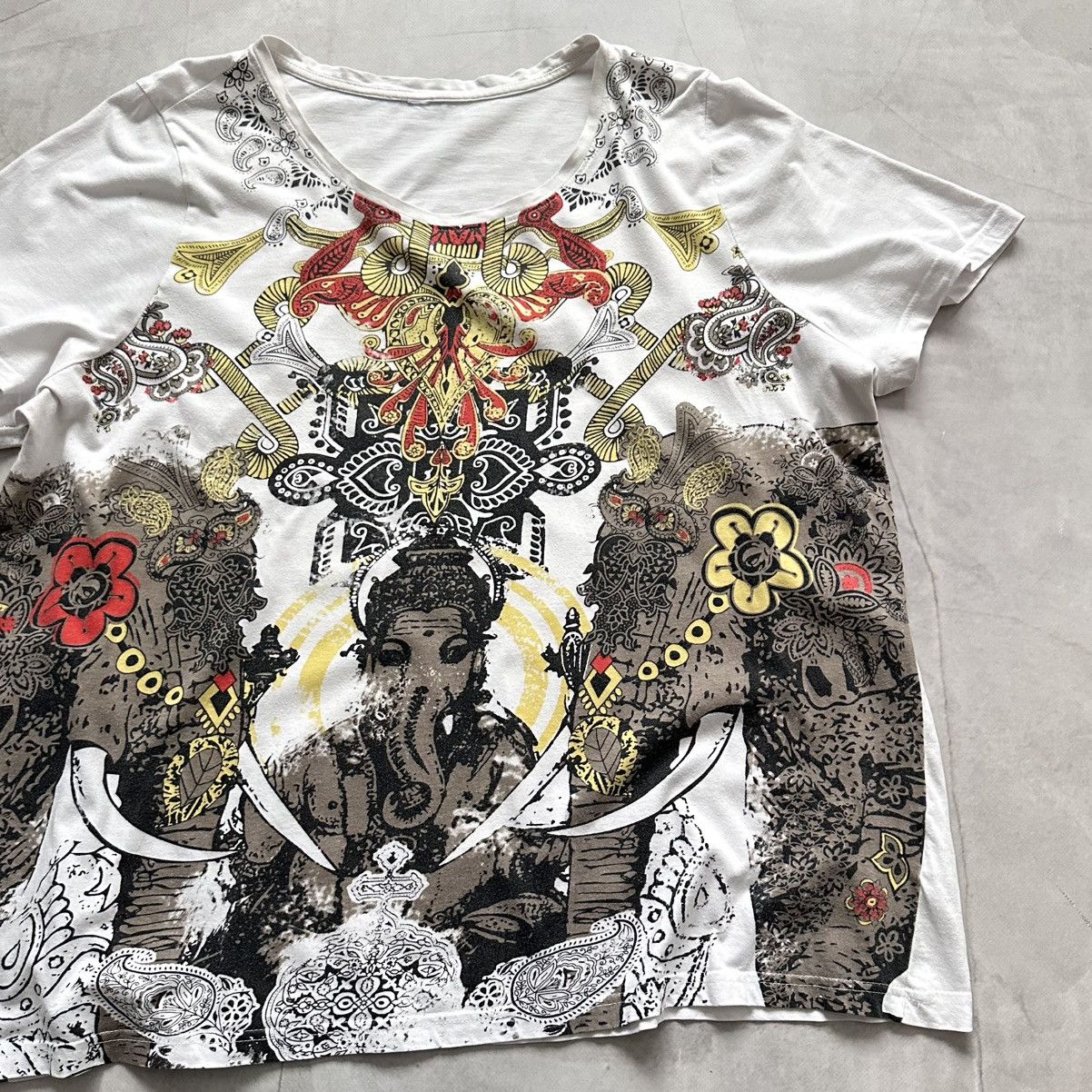 Hysteric Glamour × Undercover 00s Ganesha Hindu Indian Tattoo T Shirt Hysteric Glamour Size US XL / EU 56 / 4 - 2 Thumbnail