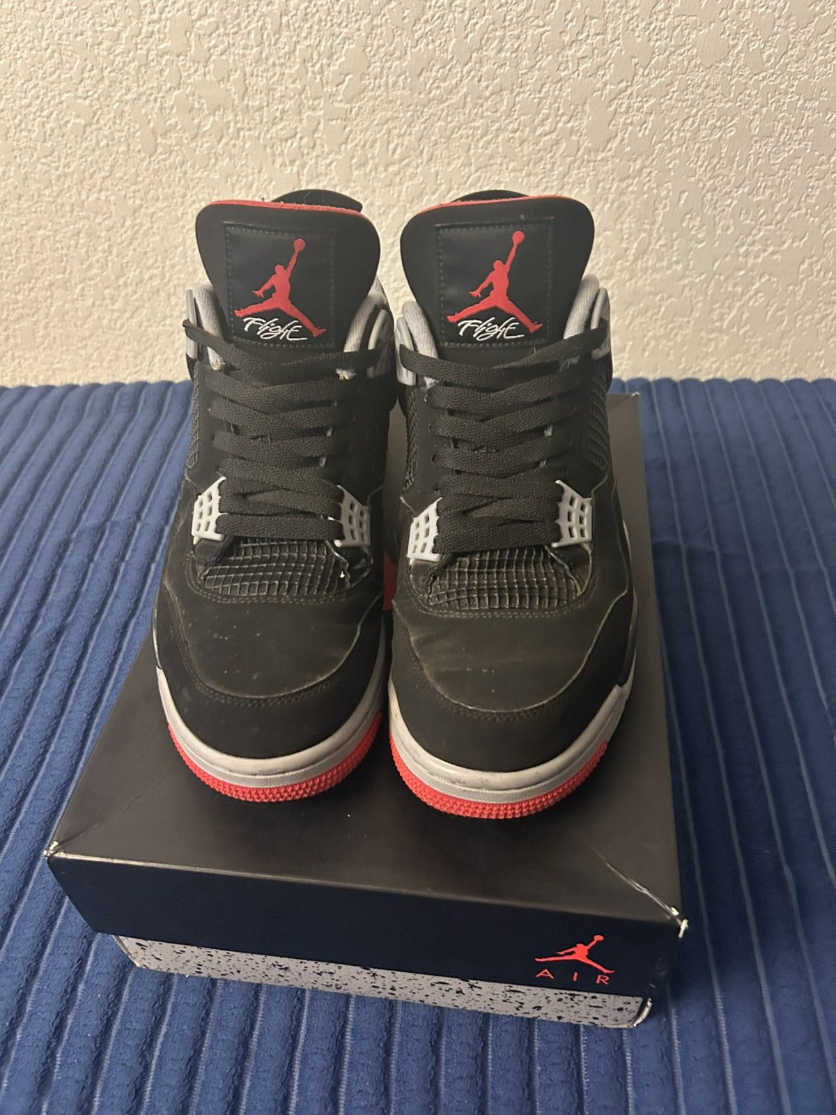 Nike Nike Air Jordan 4 Bred Size US 10 / EU 43 - 2 Thumbnail