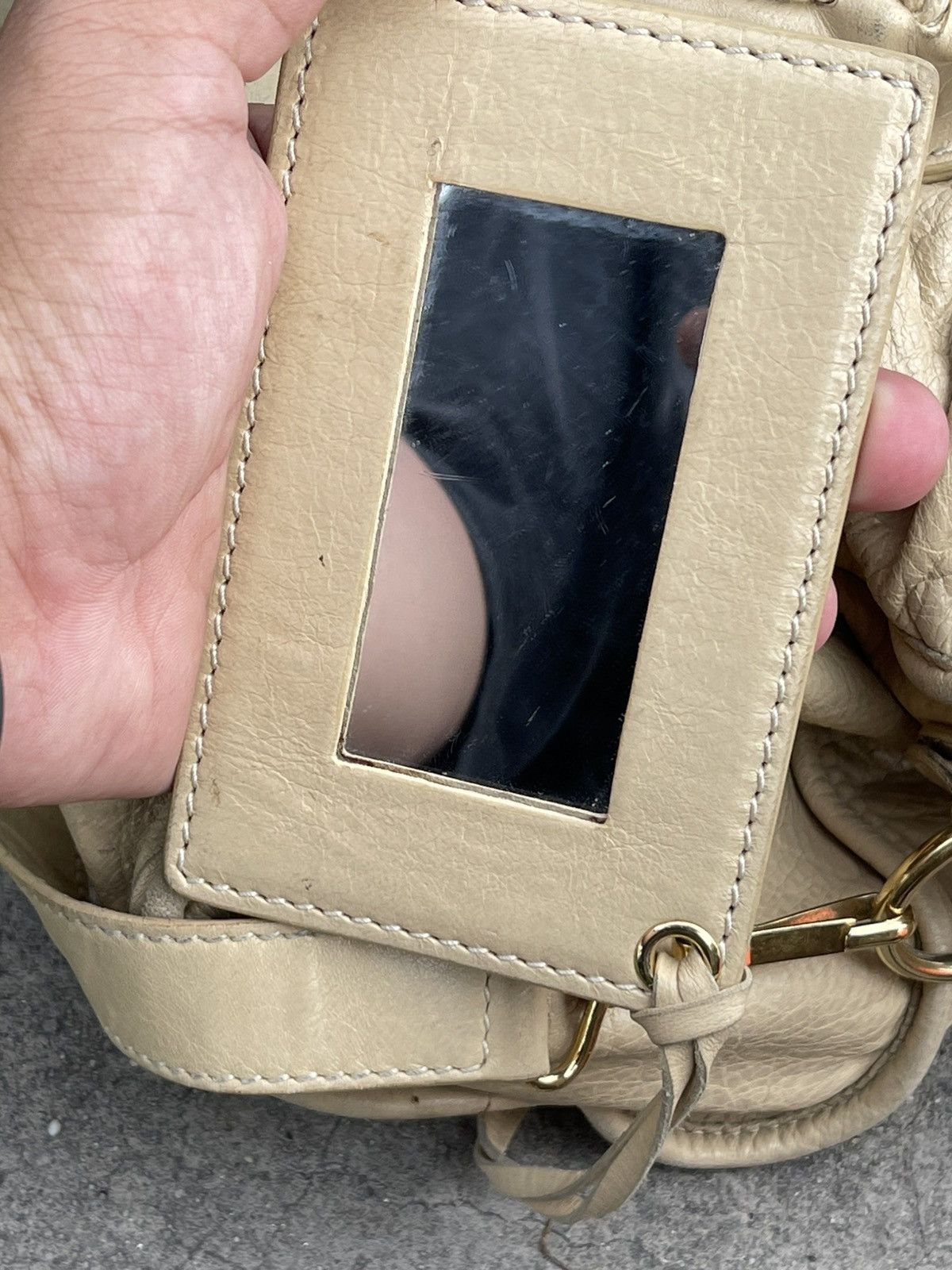 Balenciaga Balenciaga City Motorcycle Beige Handbag Size ONE SIZE - 15 Thumbnail