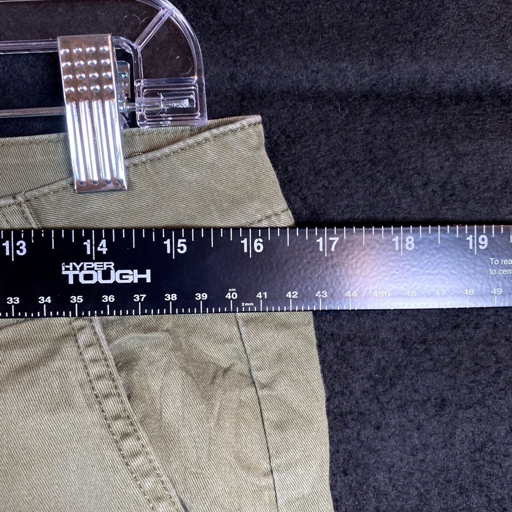 Vintage LL Bean Womens Pants Green Chinos Favorite Fit Capri Cropped Mid Rise Stretch 10 Size 24" / US 00 / IT 34 - 6 Thumbnail