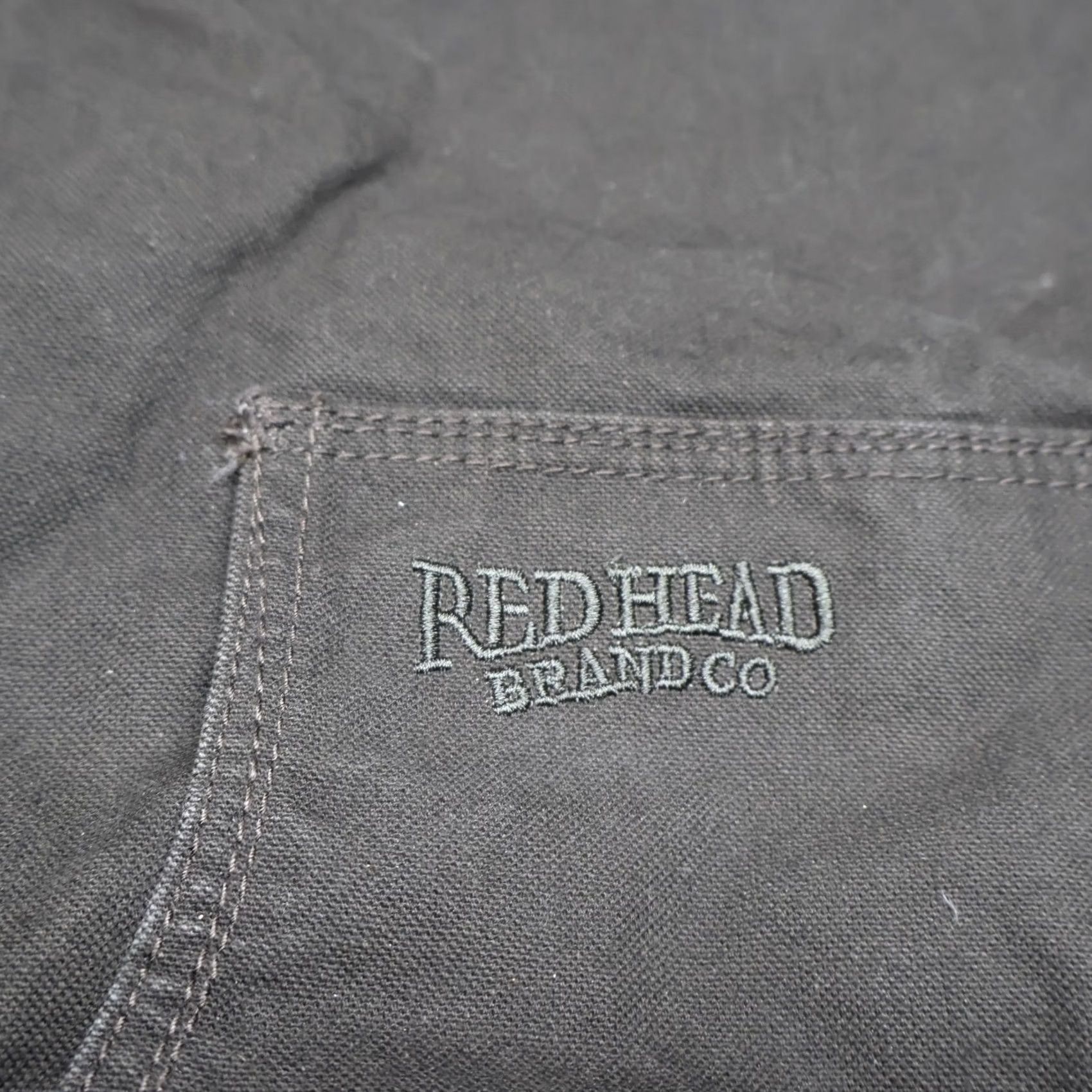 Vintage RedHead Mens Medium Black Canvas Jacket Quilted Lined Hooded Rugged Chore Size US M / EU 48-50 / 2 - 3 Thumbnail