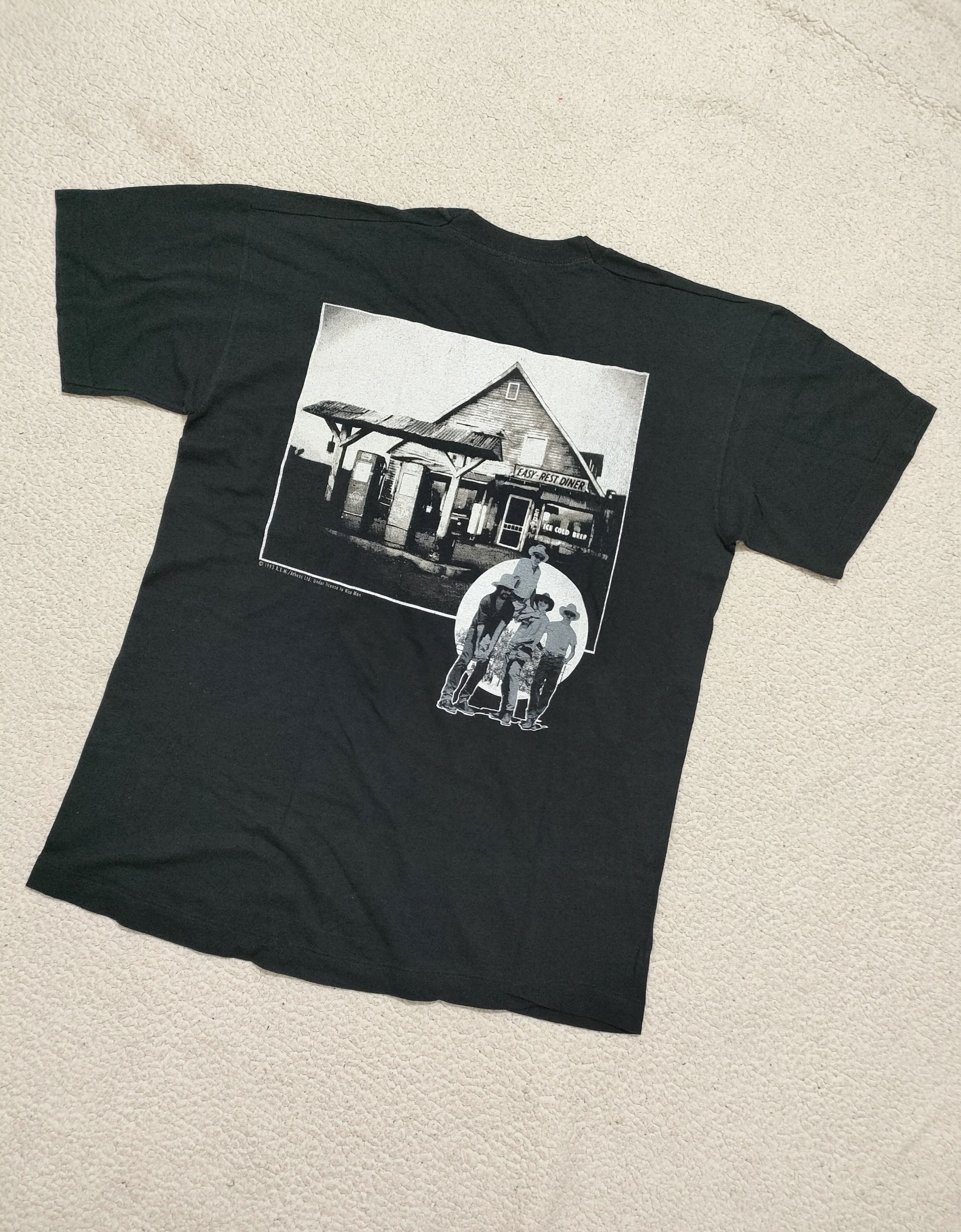 Band Tees Vintage 1993 R.E.M. MAN OF THE MOON Vintage T-Shirt Size US L / EU 52-54 / 3 - 9 Thumbnail